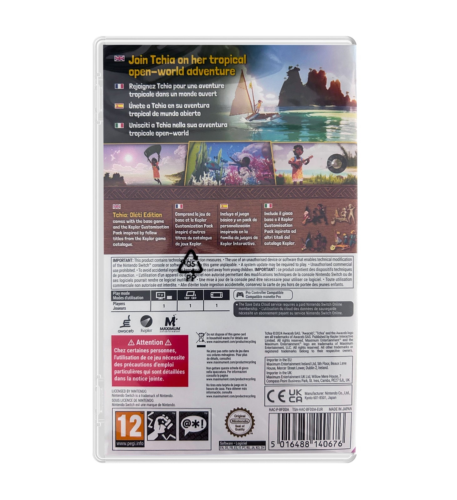 Tchia Oléti Edition Nintendo SWITCH - Jeux Vidéo Physique - Maximum Entertainment - Shop Just for Games
