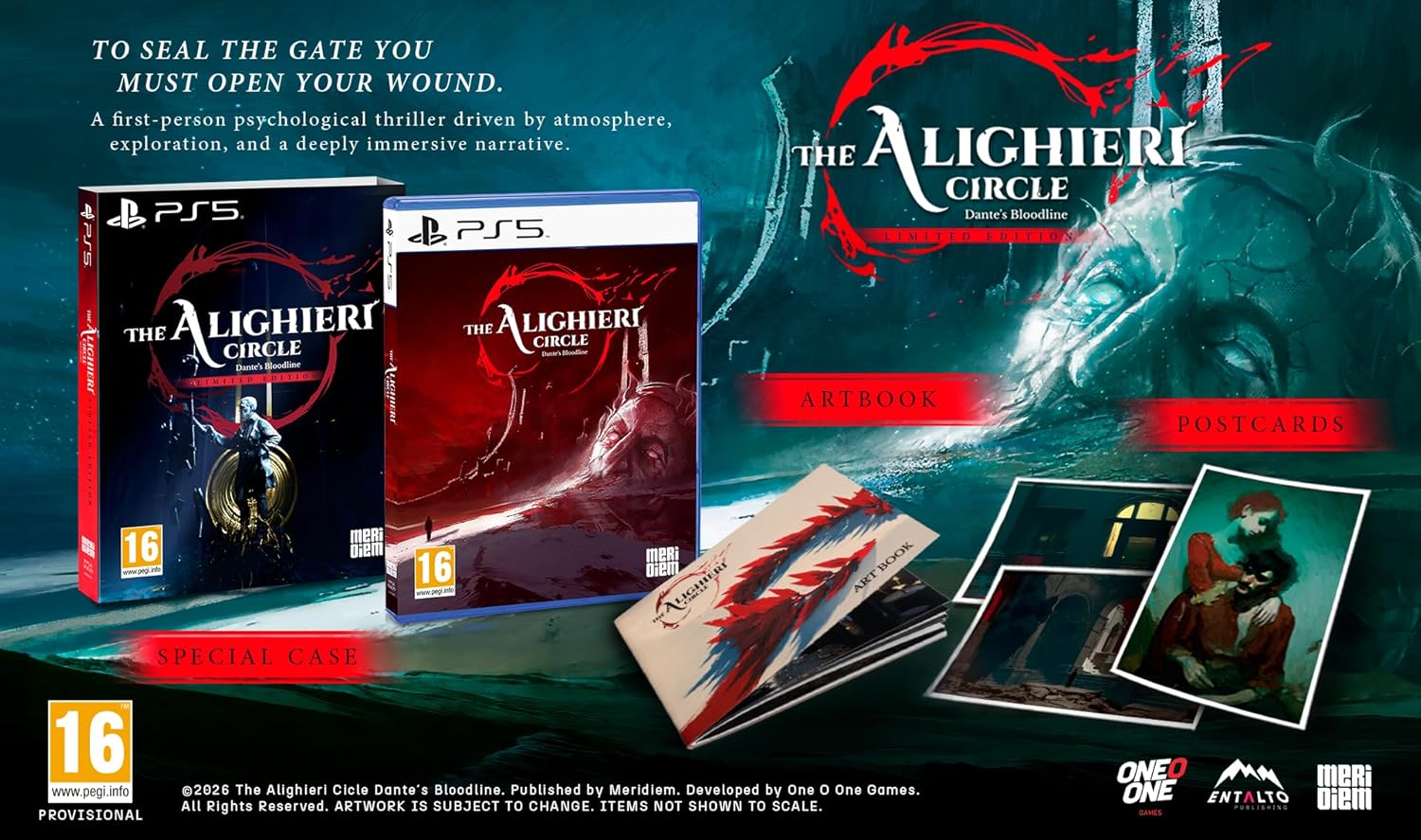 THE ALIGHIERI CIRCLE : DANTE'S BLOODLINE LIMITED EDITION PS5 - Jeux Vidéo Physique - Meridiem - Shop Just for Games