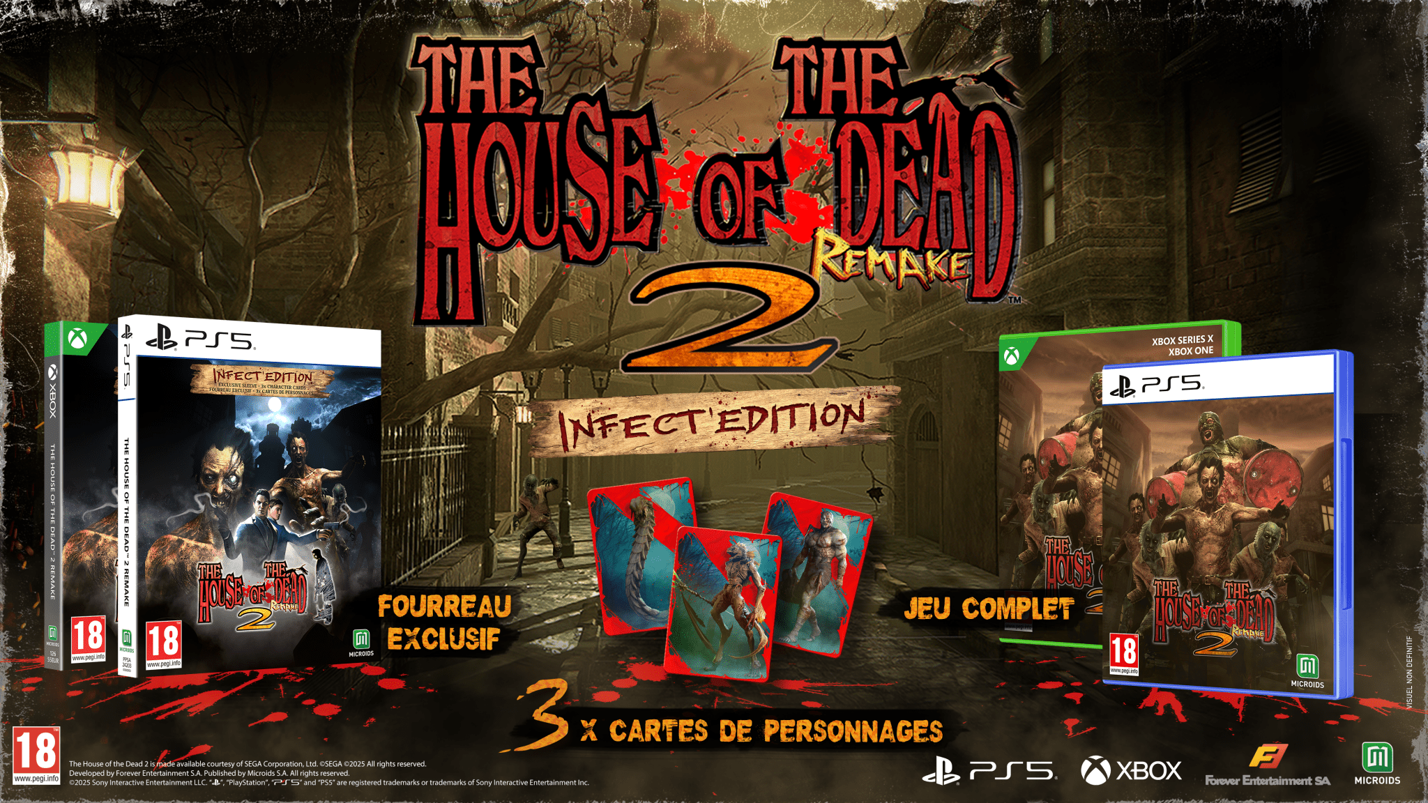 The House of the Dead 2 Remake Infect'Edition Xbox - Jeux Vidéo Physique - MICROIDS - Shop Just for Games