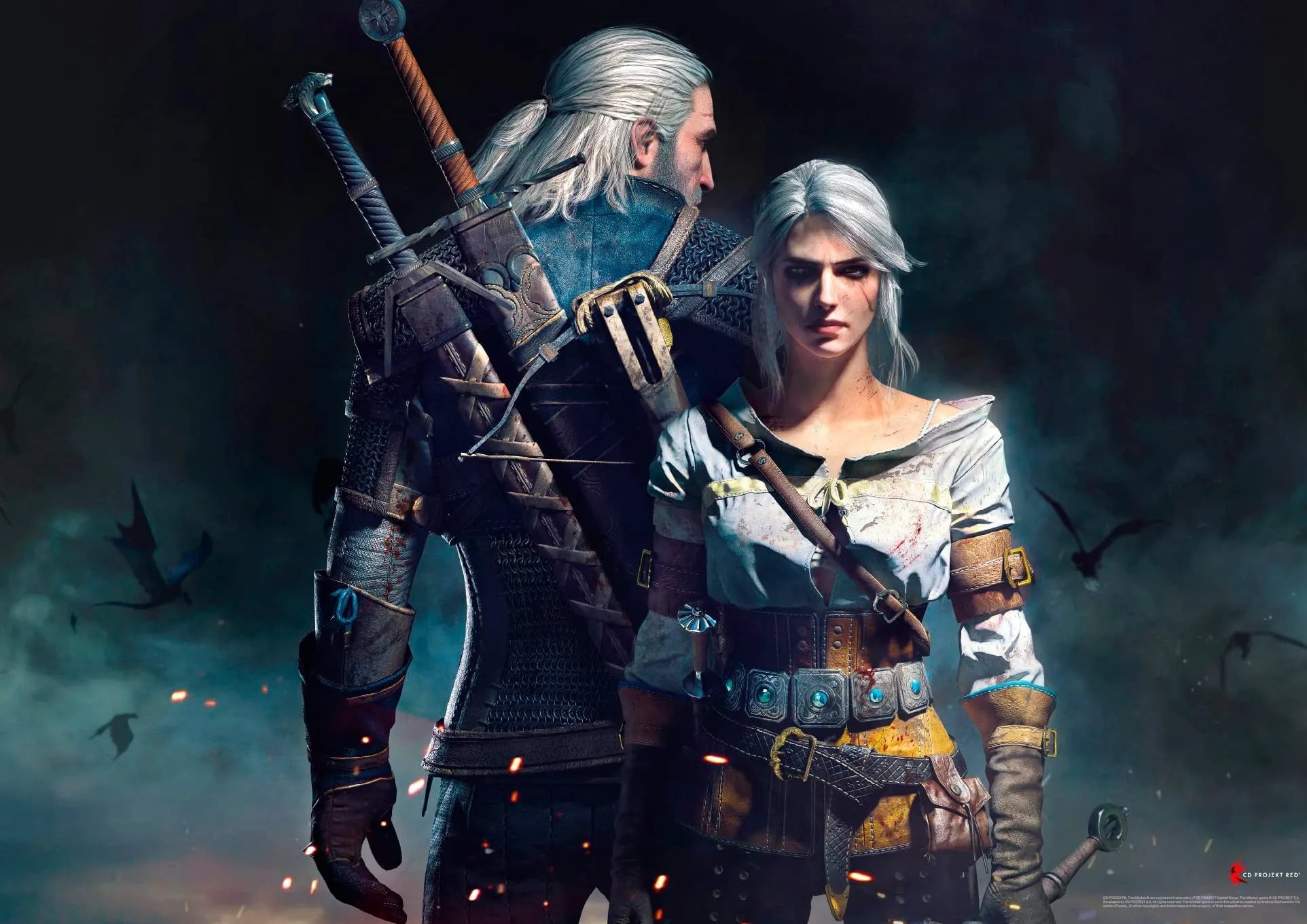 The Witcher Geralt & Ciri Puzzle 1000 pièces - Puzzles - CENEGA - Shop Just for Games