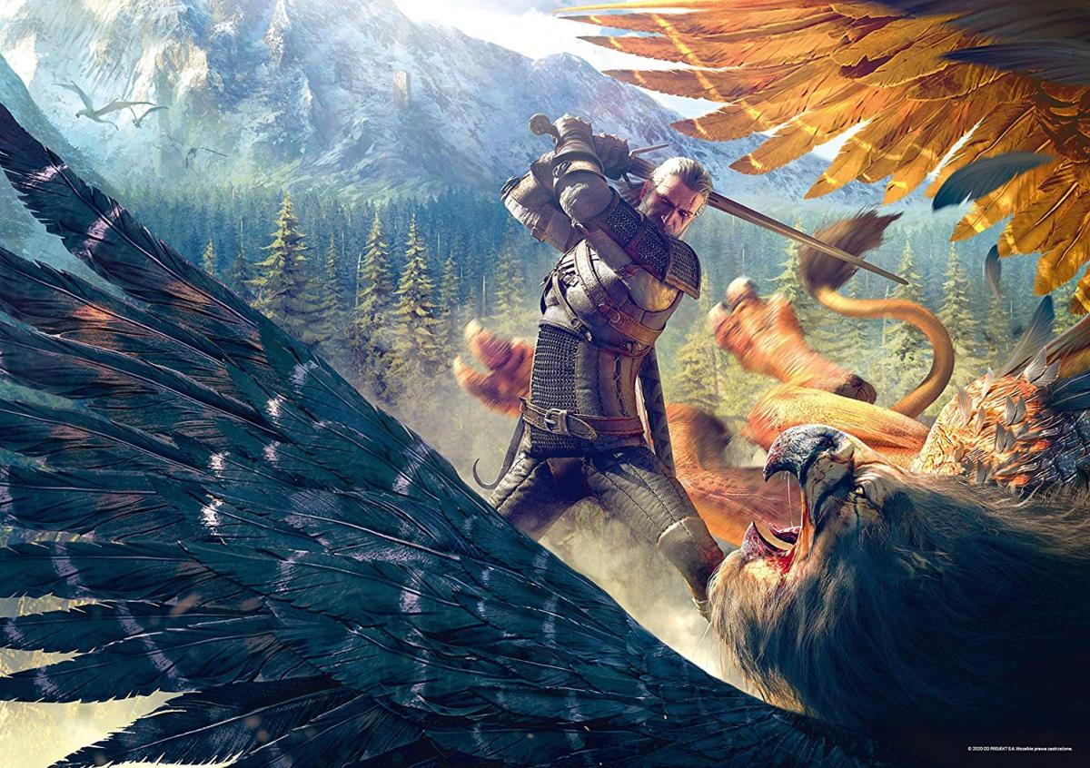 The Witcher: Griffin Fight Puzzle 1000 pièces - Puzzles - CENEGA - Shop Just for Games