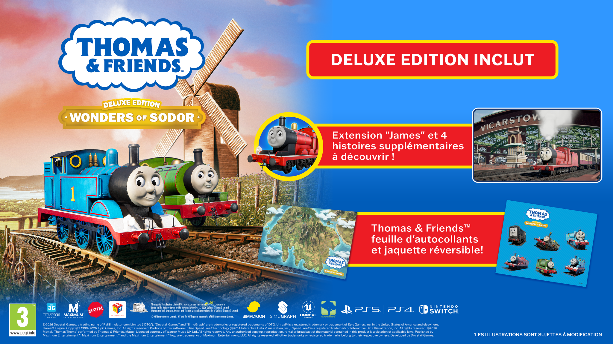 Thomas and Friends Wonders of Sodor Deluxe Edition PS4 - Jeux Vidéo Physique - Maximum Entertainment - Shop Just for Games