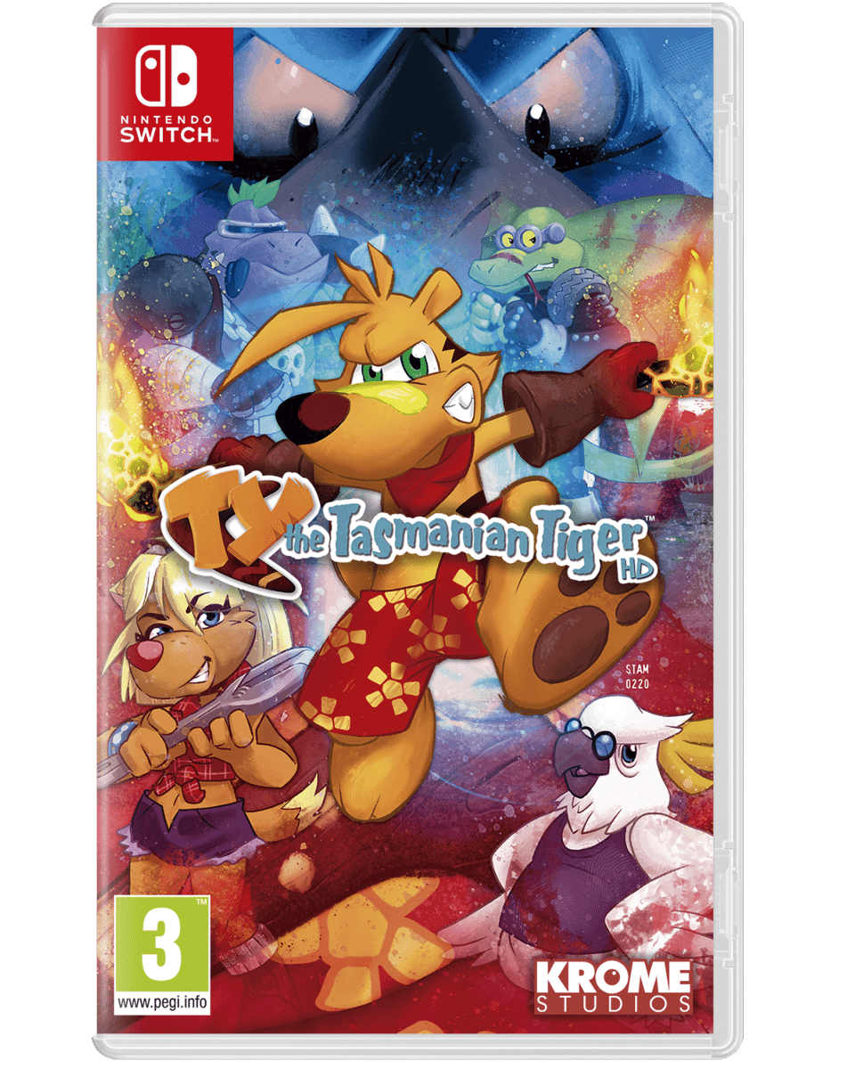 Ty the Tasmanian Tiger HD Nintendo SWITCH - Jeux Vidéo Physique - KROME STUDIOS - Shop Just for Games