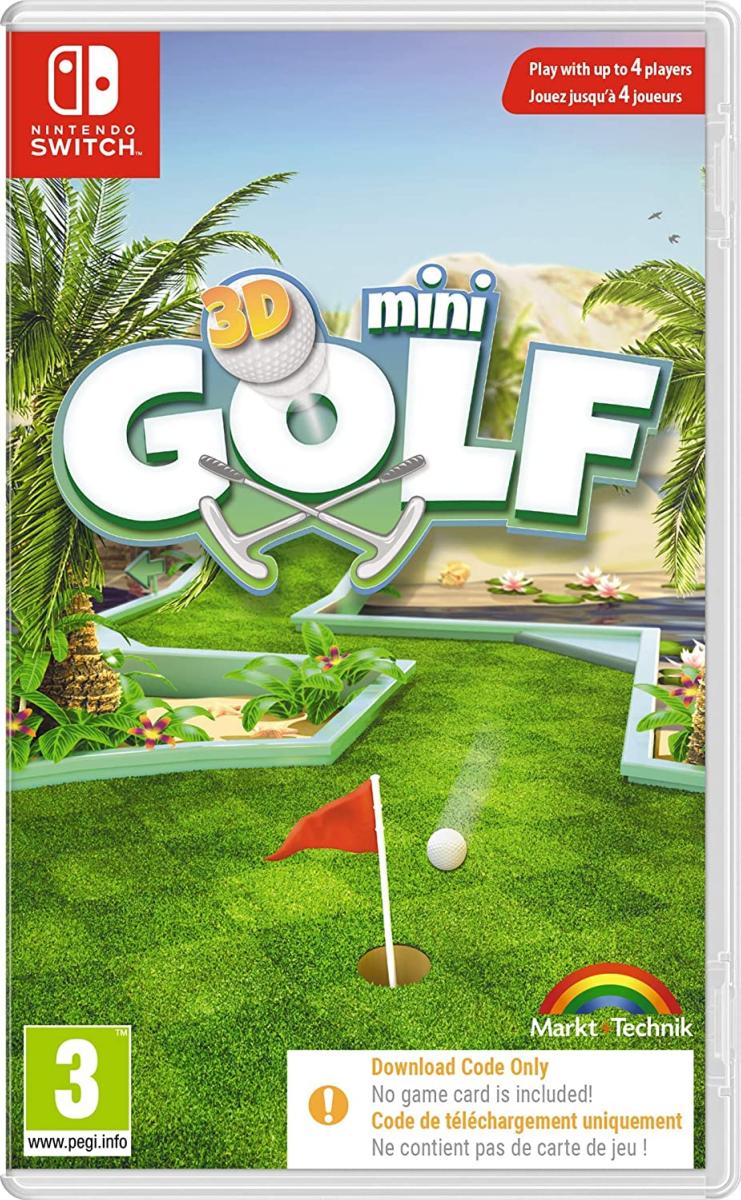 3D Mini Golf Nintendo SWITCH (Code de téléchargement) - Jeux Vidéo Code de Téléchargement - Markt+Technik - Shop Just for Games