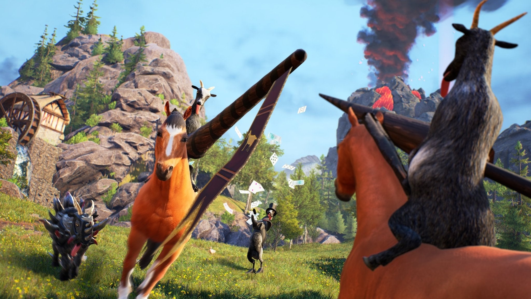 Goat Simulator Remastered PS5 - Jeux Vidéo Physique - THQ NORDIC GAMES - Shop Just for Games