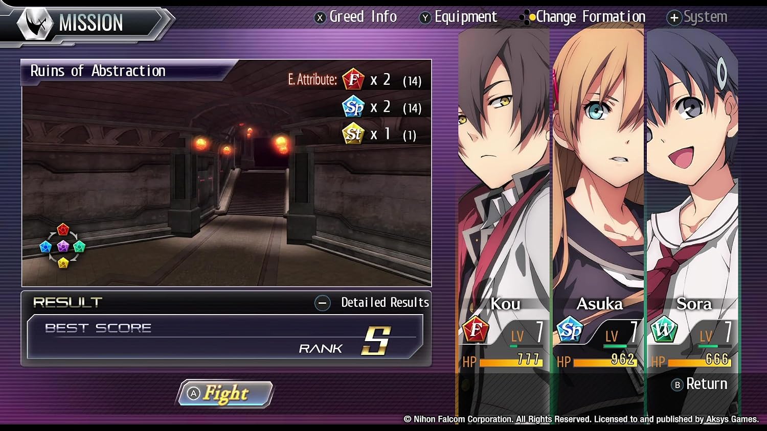Tokyo Xanadu eX+ Nintendo Switch