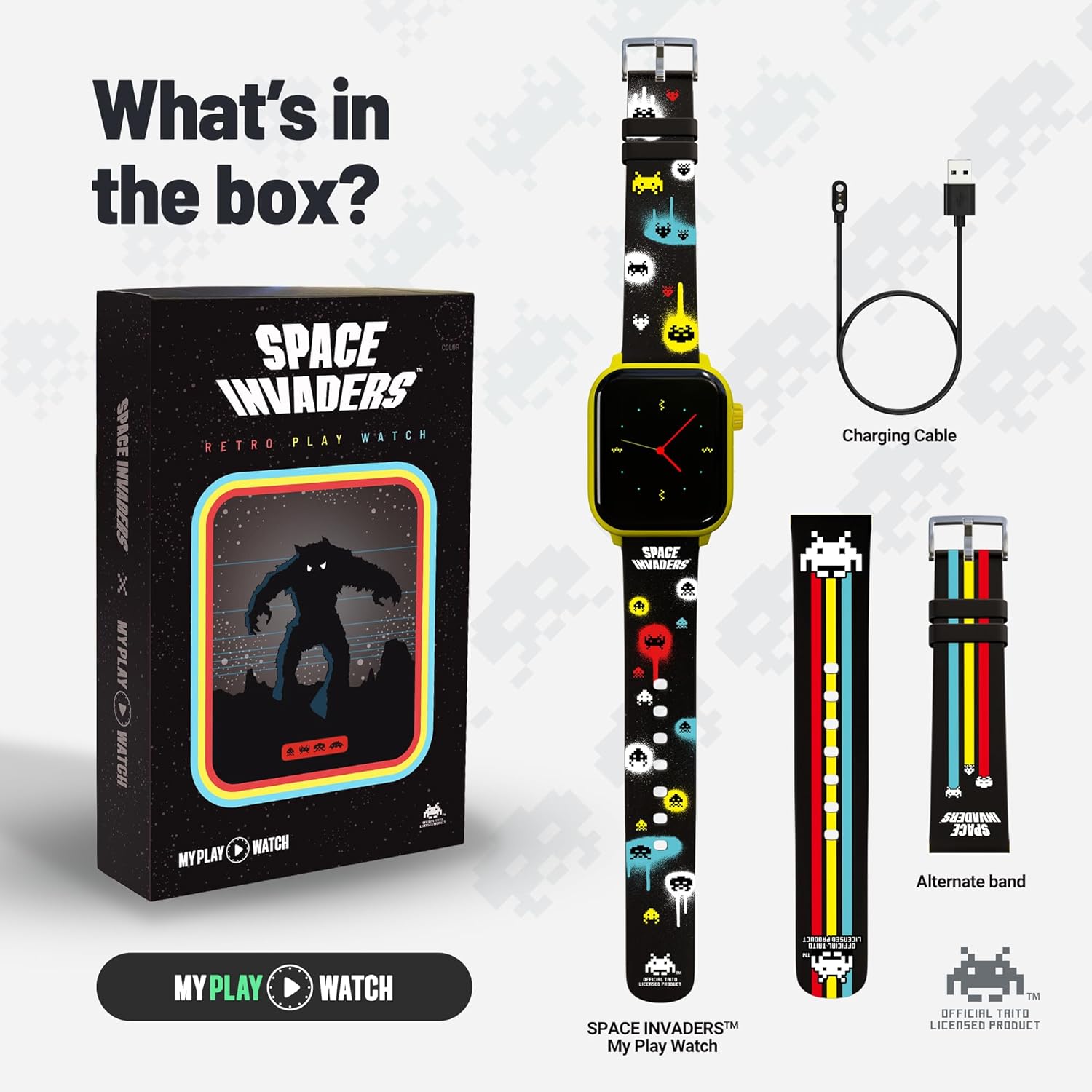 My Play Watch - Space Invaders Yellow Edition