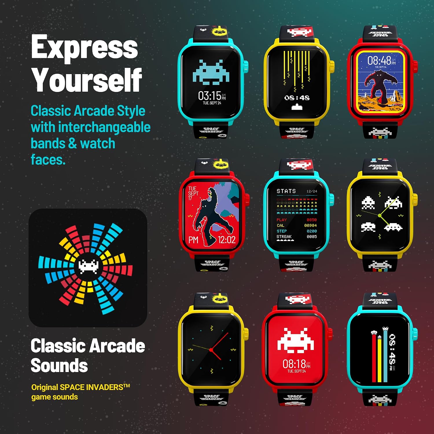 My Play Watch - Space Invaders Red Edition