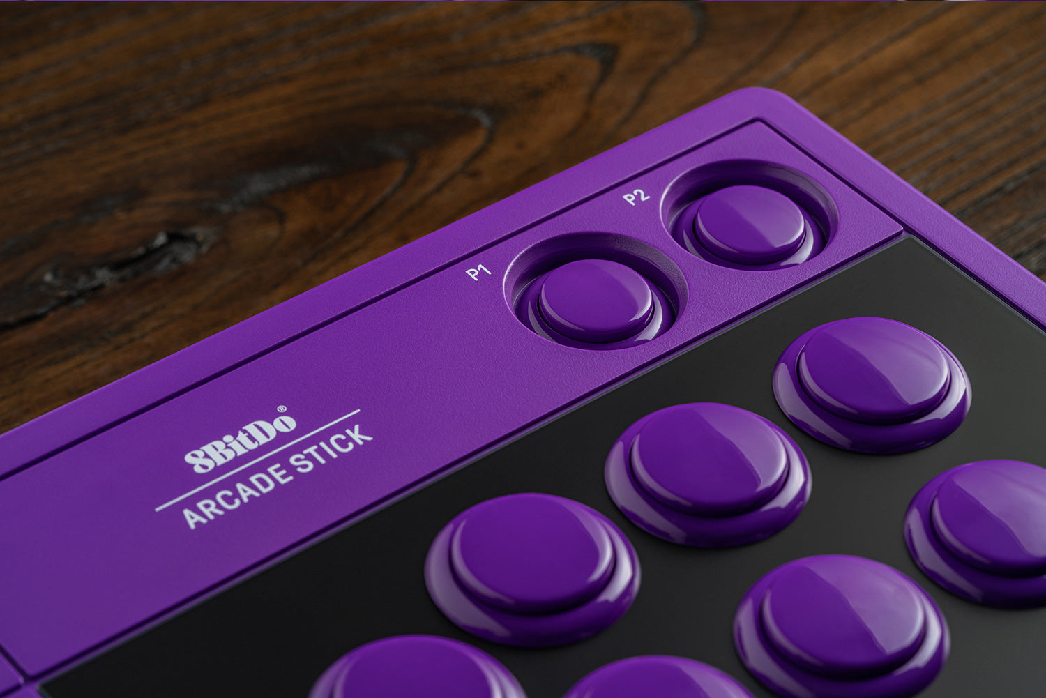 8Bitdo Arcade Stick Purple Edition - Nintendo Switch 1 & 2 - PC Windows