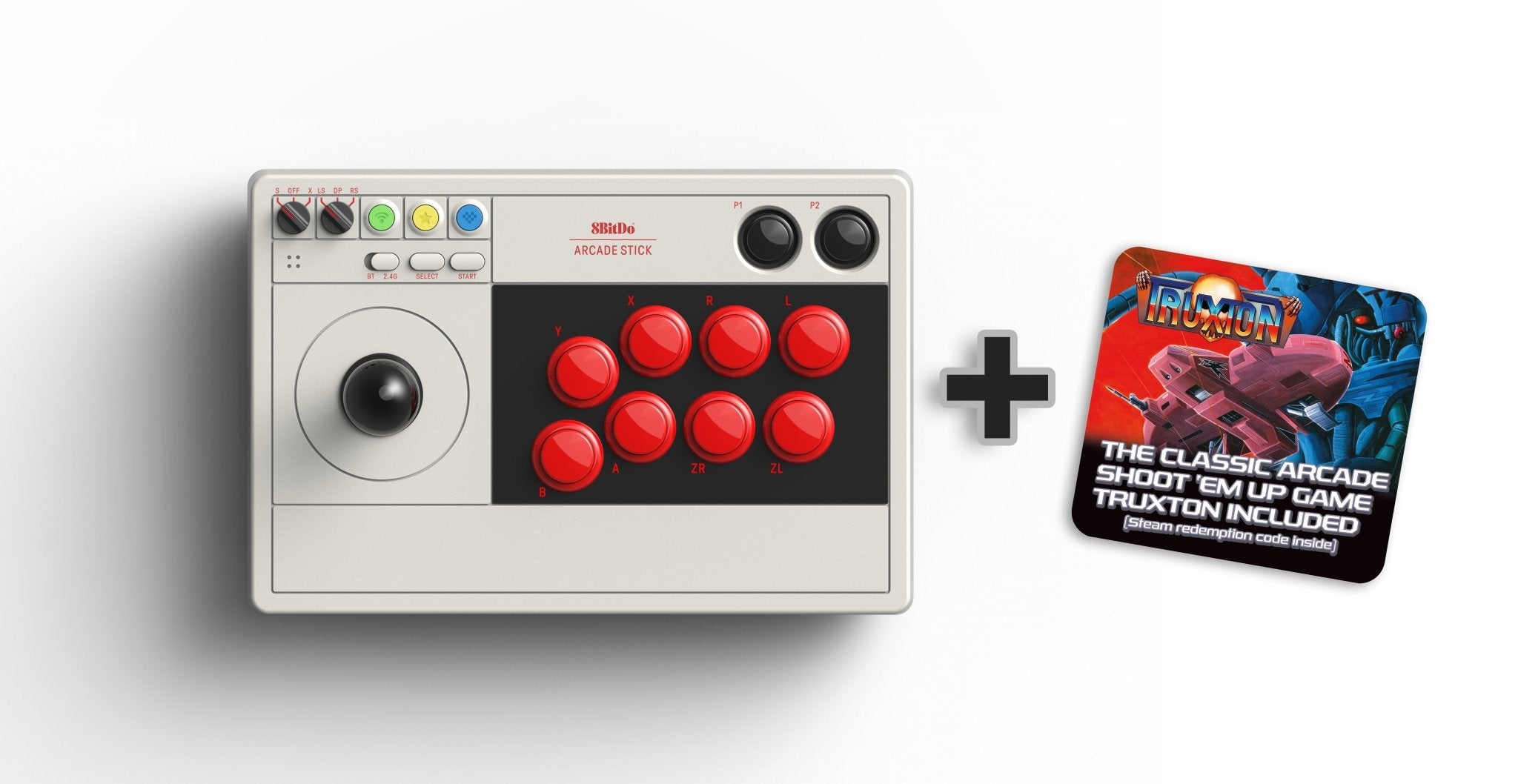8Bitdo Arcade Stick TRUXTON Steam Bundle (Switch & PC