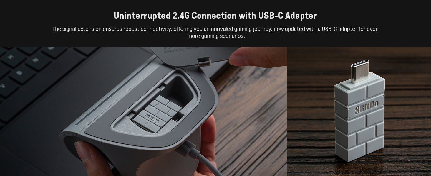 8BitDo Ultimate 2 manette sans fil Clear Blue Edition - PC Windows, Apple, Steam et Android - Manettes - 8Bitdo - Shop Just for Games