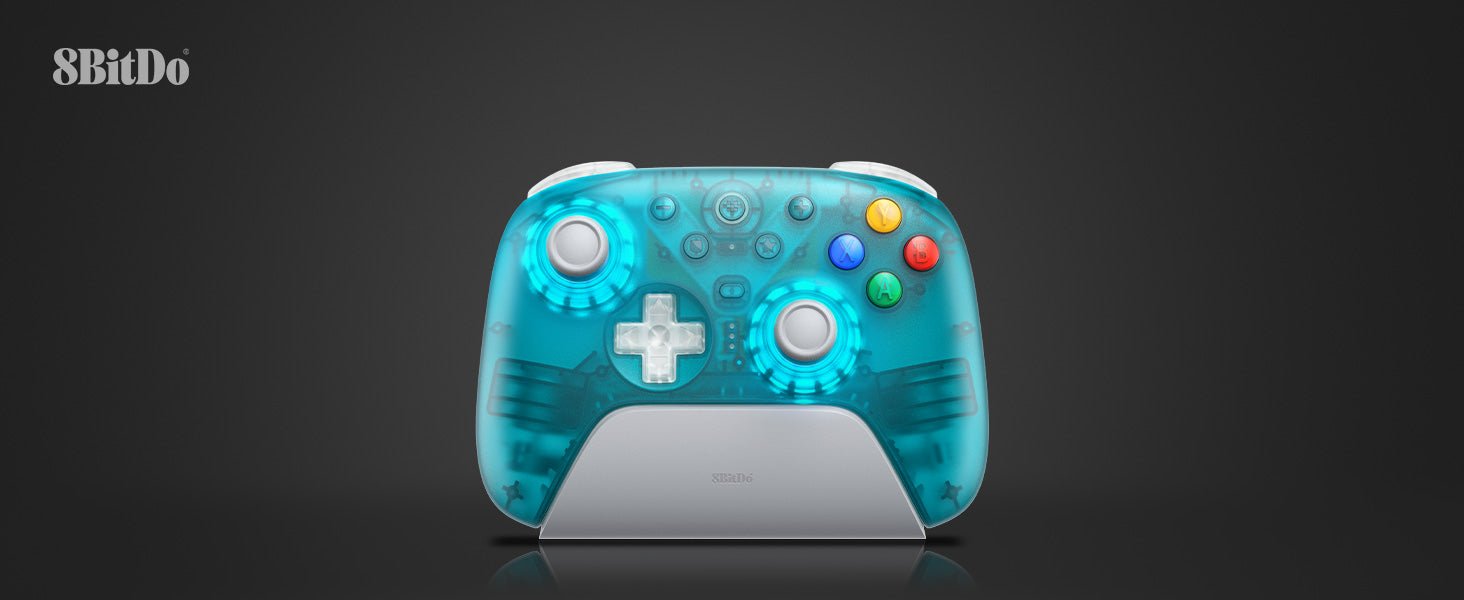 8BitDo Ultimate 2 manette sans fil Clear Blue Edition - PC Windows, Apple, Steam et Android - Manettes - 8Bitdo - Shop Just for Games