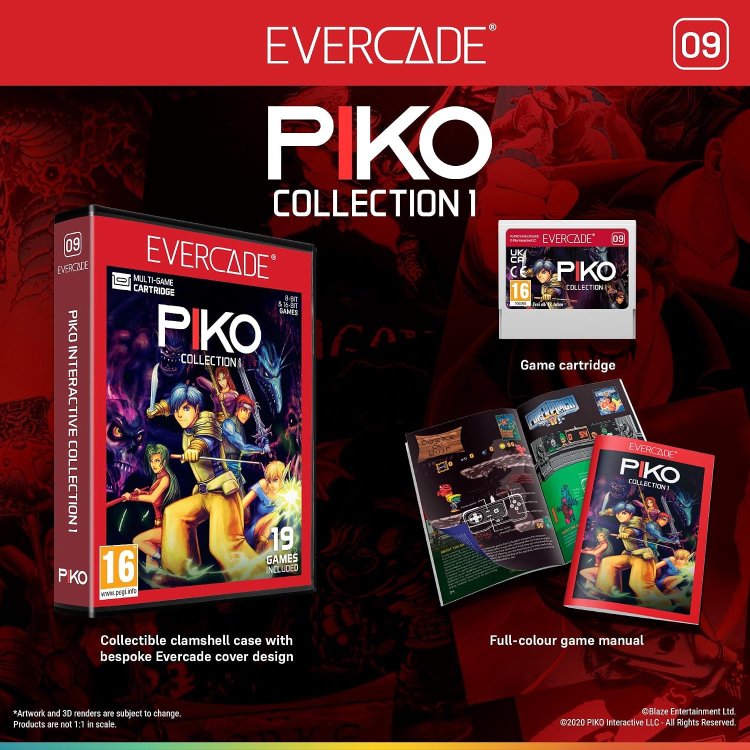 Blaze Evercade - Piko Collection 1 Réédition - Cartouche n°09