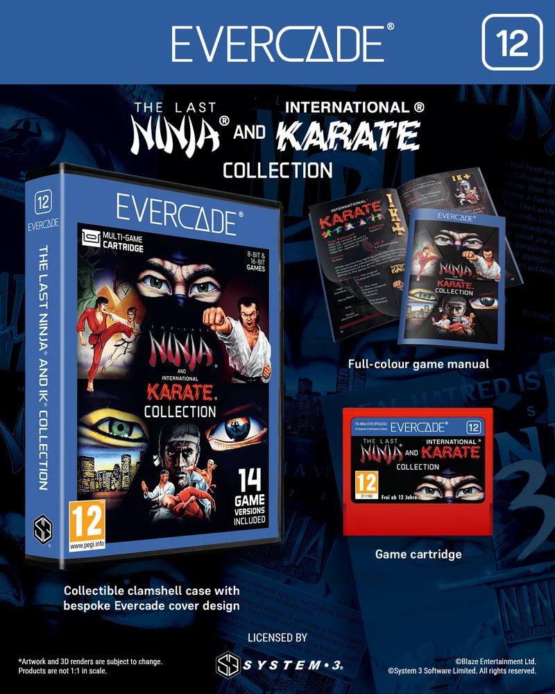 Blaze Evercade - The Last Ninja & International Karate Collection - Cartouche n°12