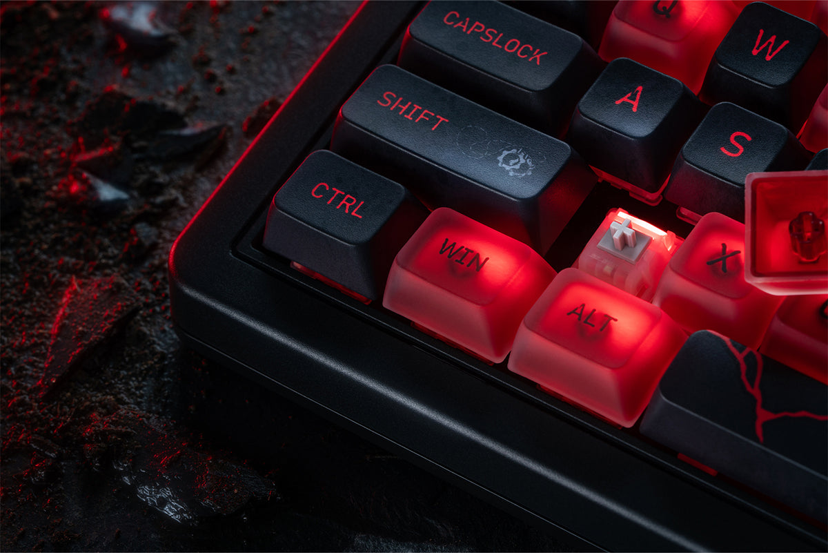 8Bitdo Retro 87 Mechanical Keyboard, Gears of War: E-Day - ANSI US Layout