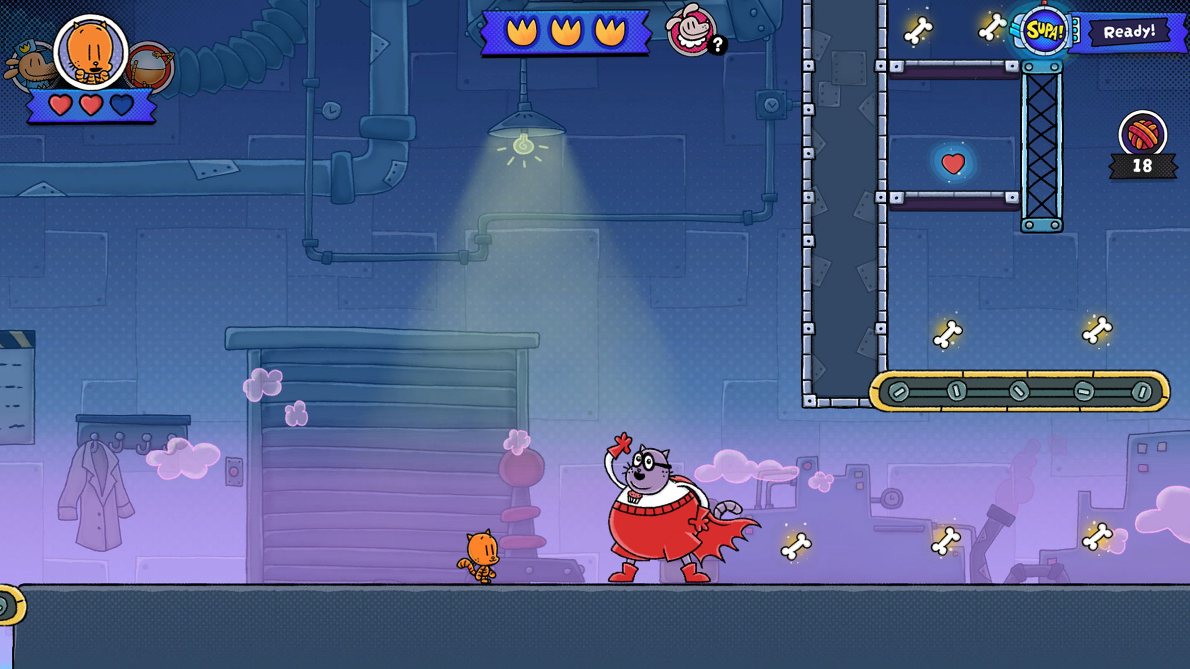 Dog Man Bark in Action Nintendo Switch