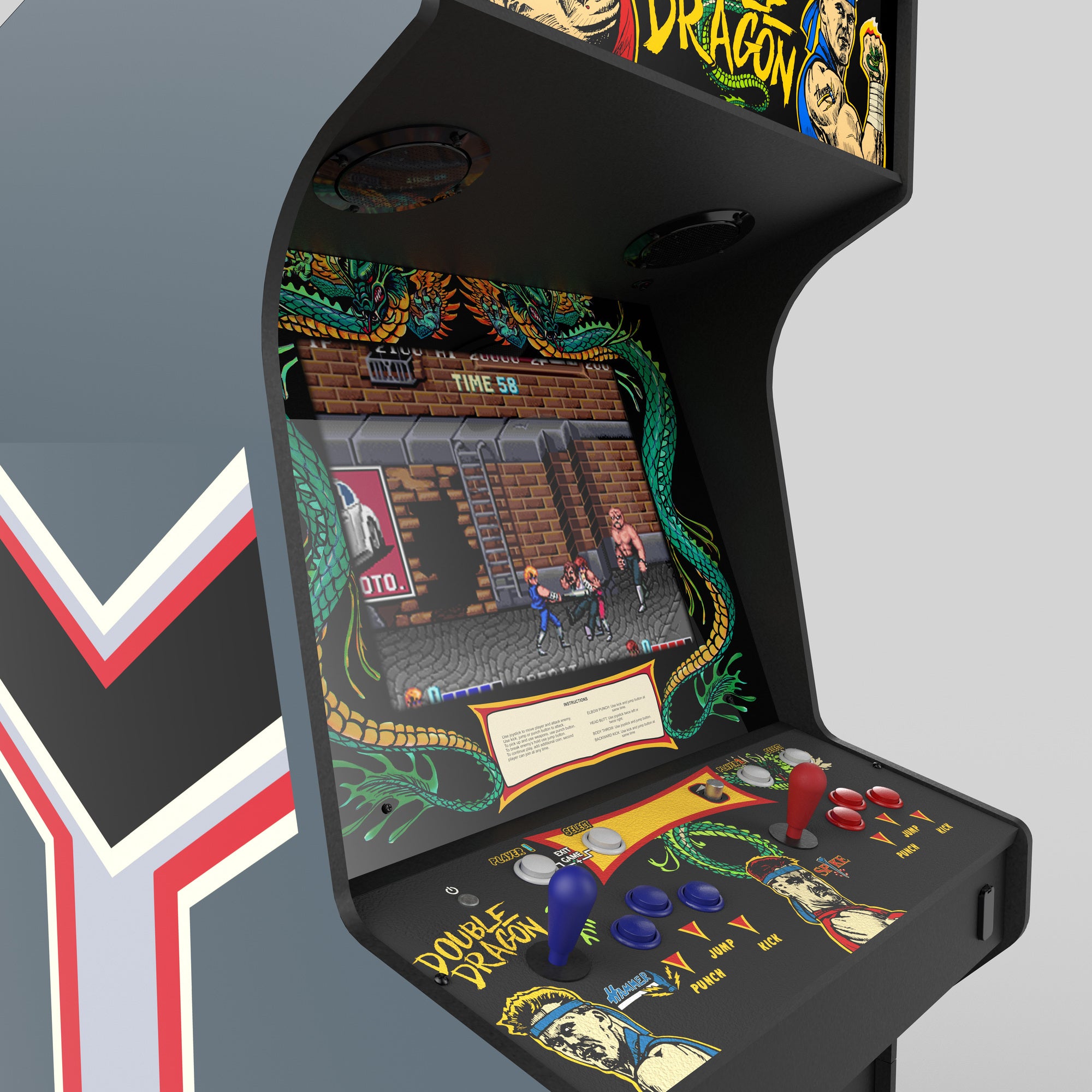 Borne Iconic Arcade XT Double Dragon