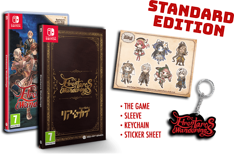 Elrentaros Wanderings SWITCH - Jeux Vidéo Physique - Red Art Games - Shop Just for Games