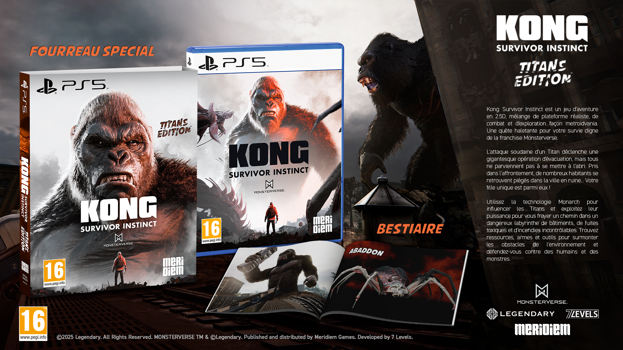 KONG : SURVIVOR INSTINCT - TITANS EDITION PS5
