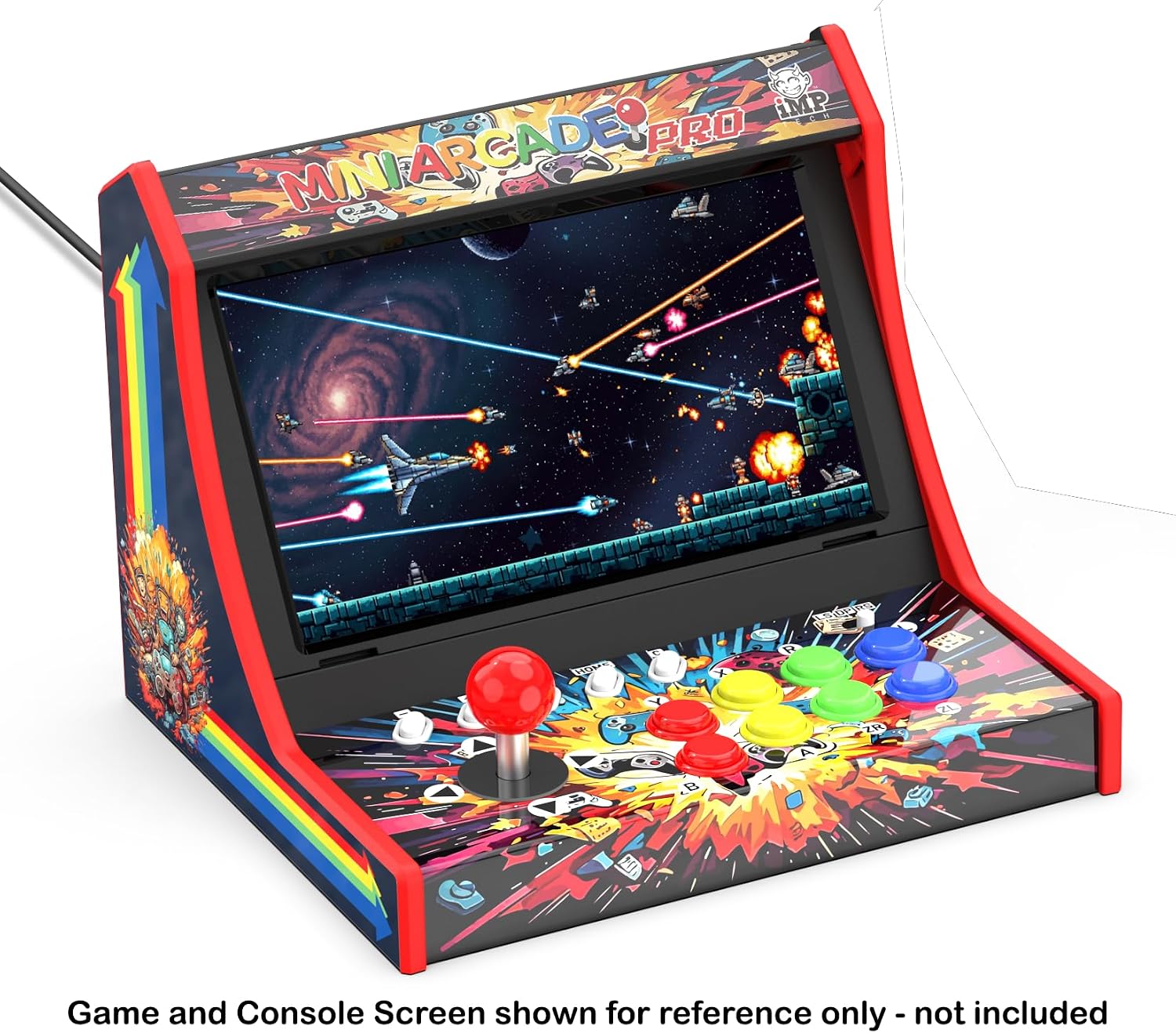Mini Arcade Pro iMP Tech - Mini Borne Retro pour Nintendo Switch, OLED et Switch 2