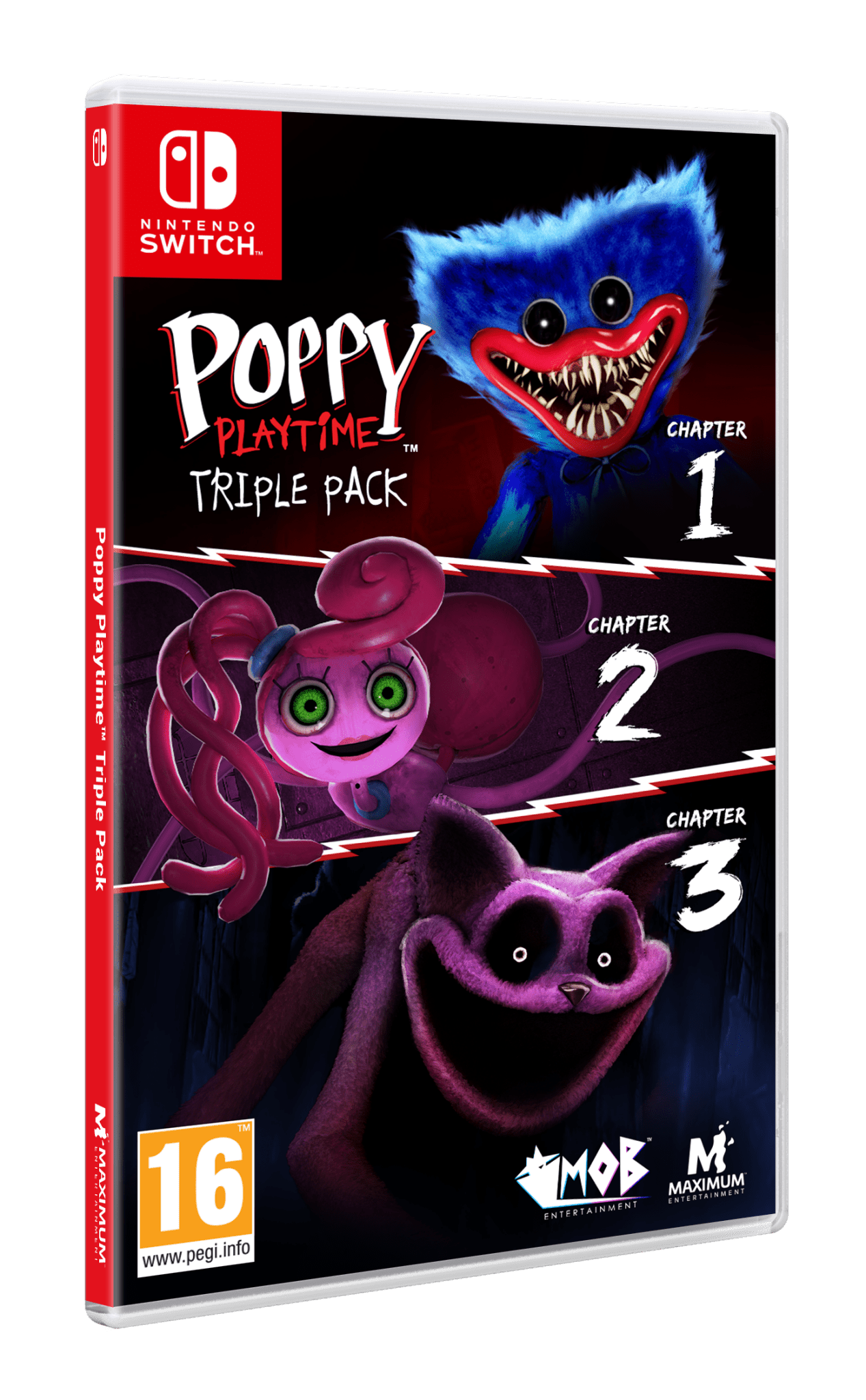 Poppy Playtime Triple Pack Nintendo Switch - Jeux Vidéo Physique - Maximum Entertainment - Shop Just for Games