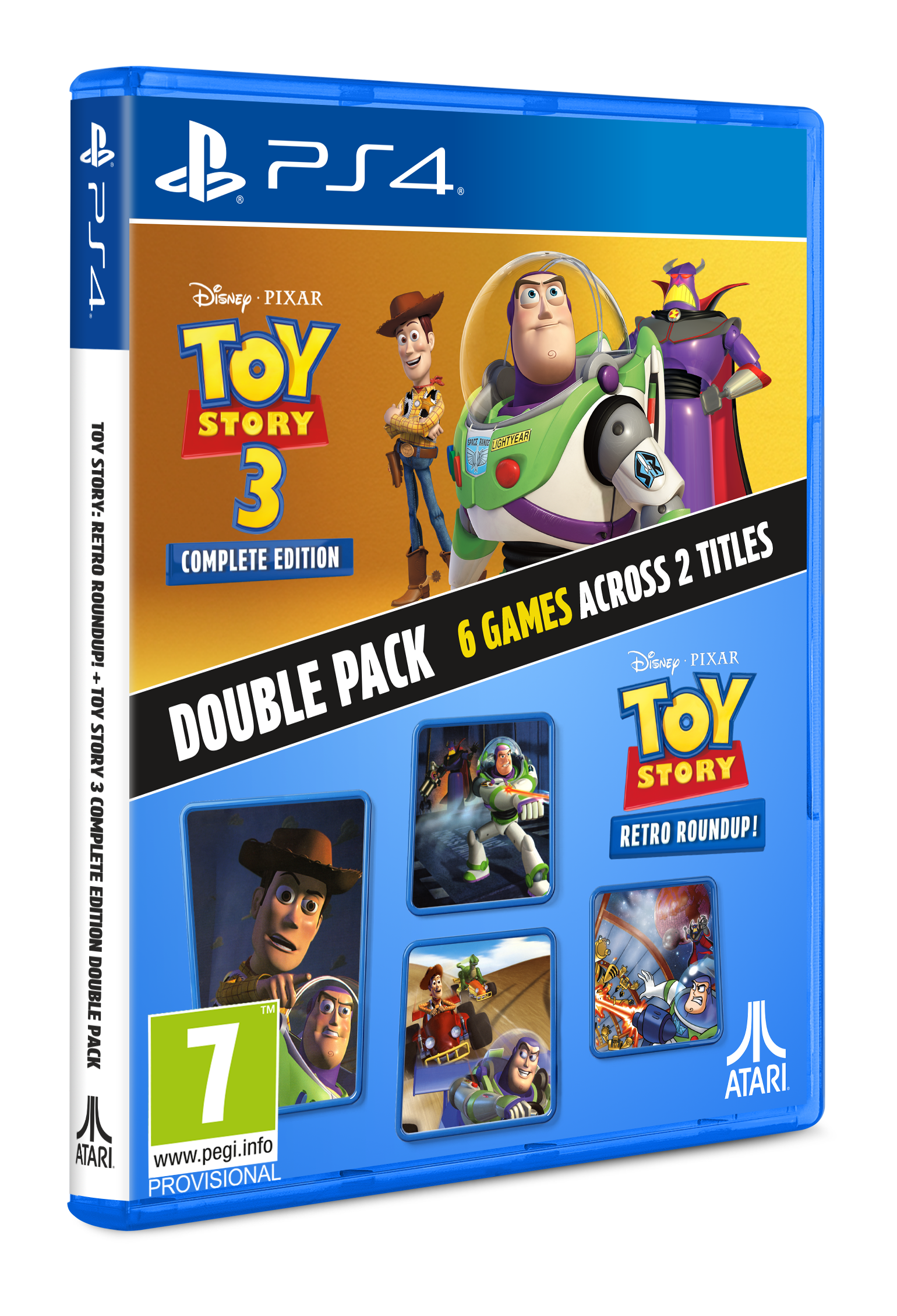 Toy Story 3 Complete + Retro Roundup Double Pack PS4