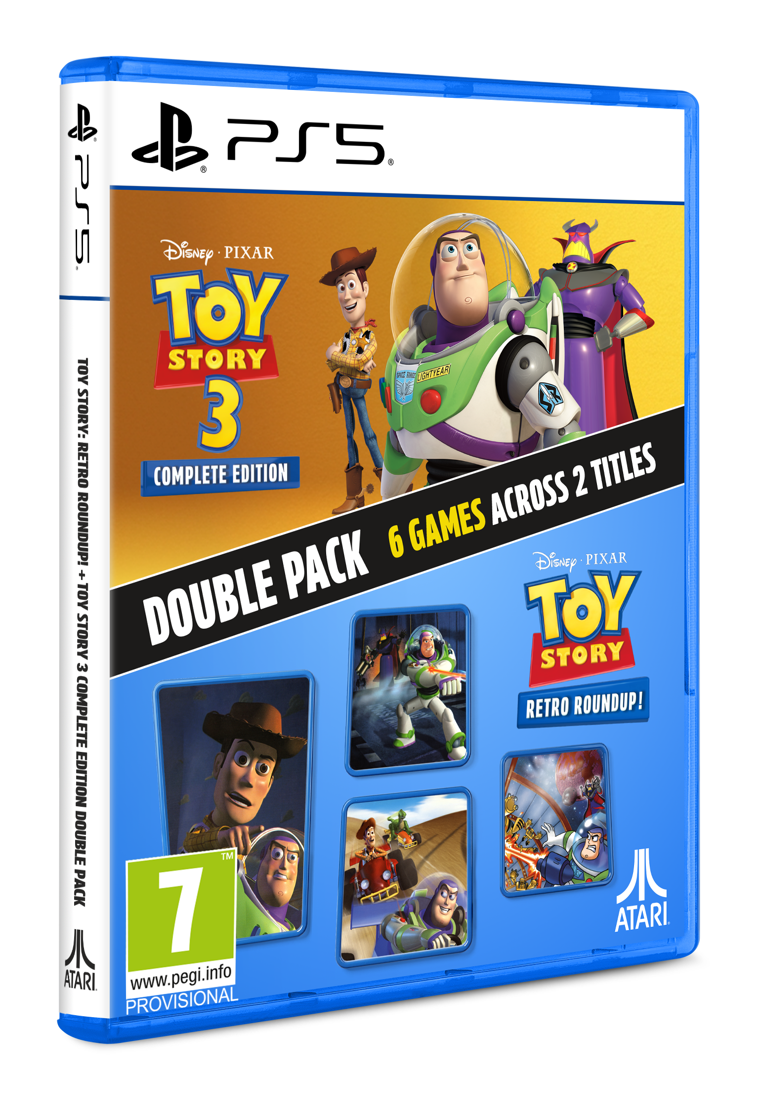 Toy Story 3 Complete + Retro Roundup Double Pack PS5