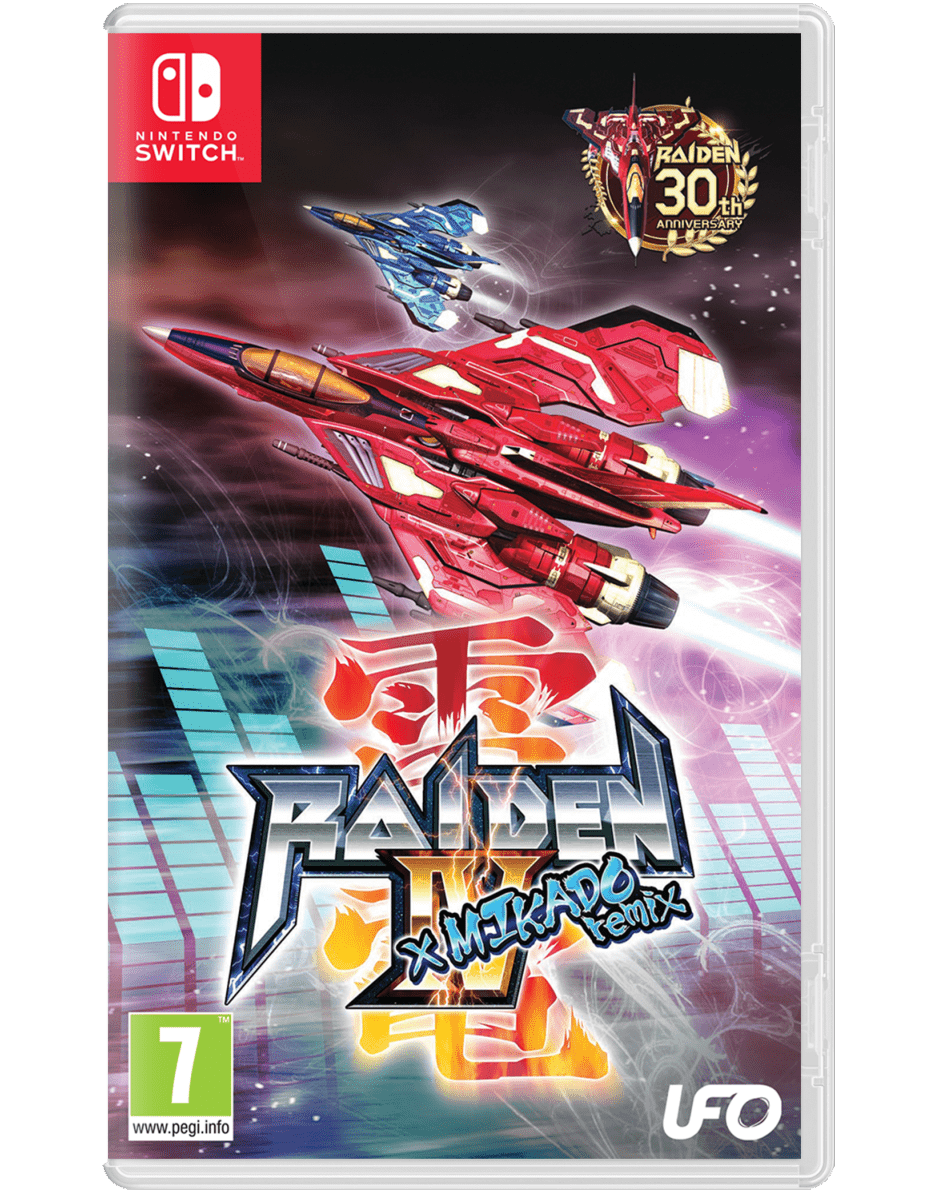 Raiden IV x MIKADO REMIX Nintendo SWITCH - Jeux Vidéo Physique - PQUBE - Shop Just for Games