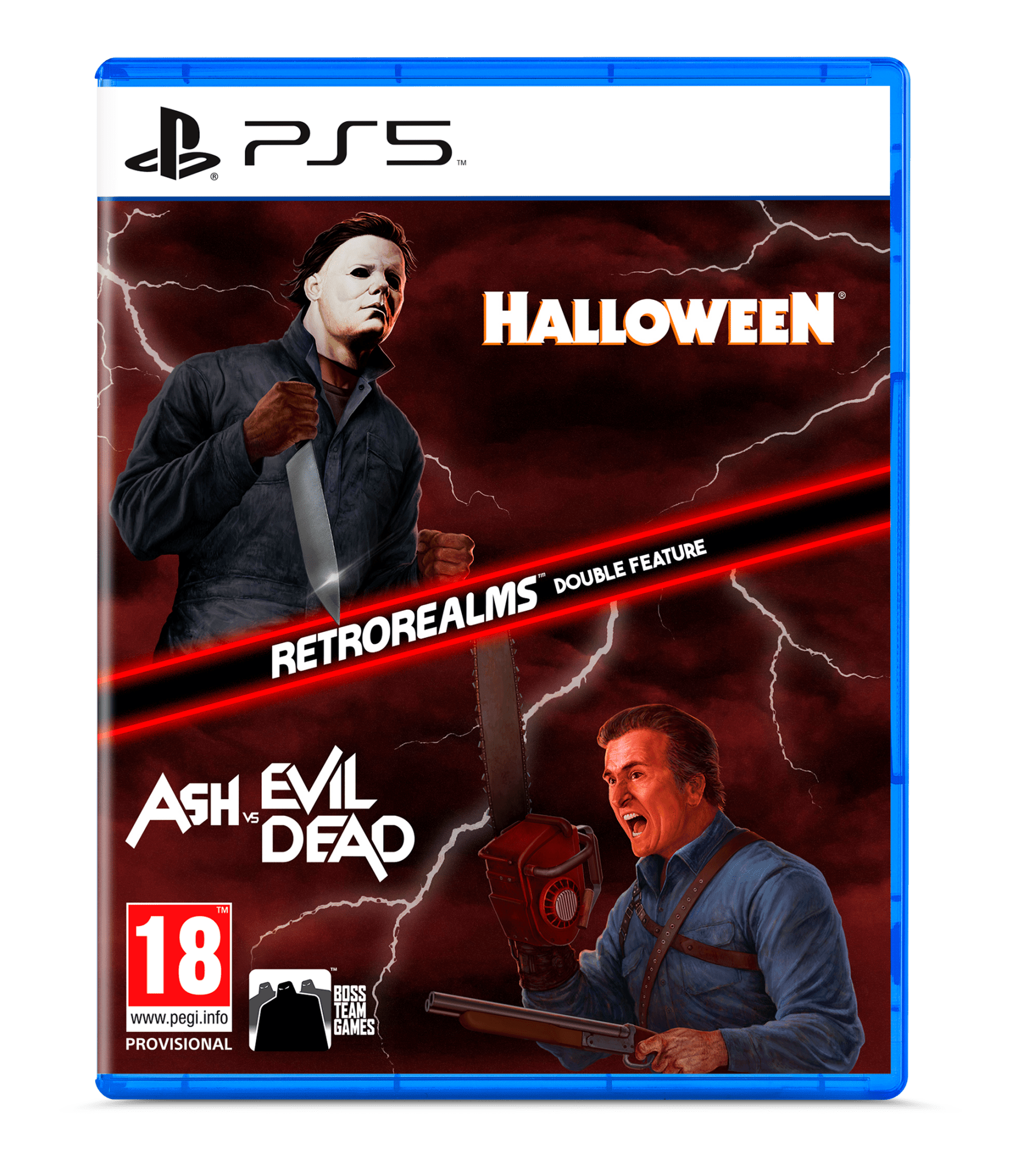 Halloween and Ash vs Evil Dead RetroRealms Double Feature PS5 - Jeux Vidéo Physique - Nighthawk Interactive - Shop Just for Games