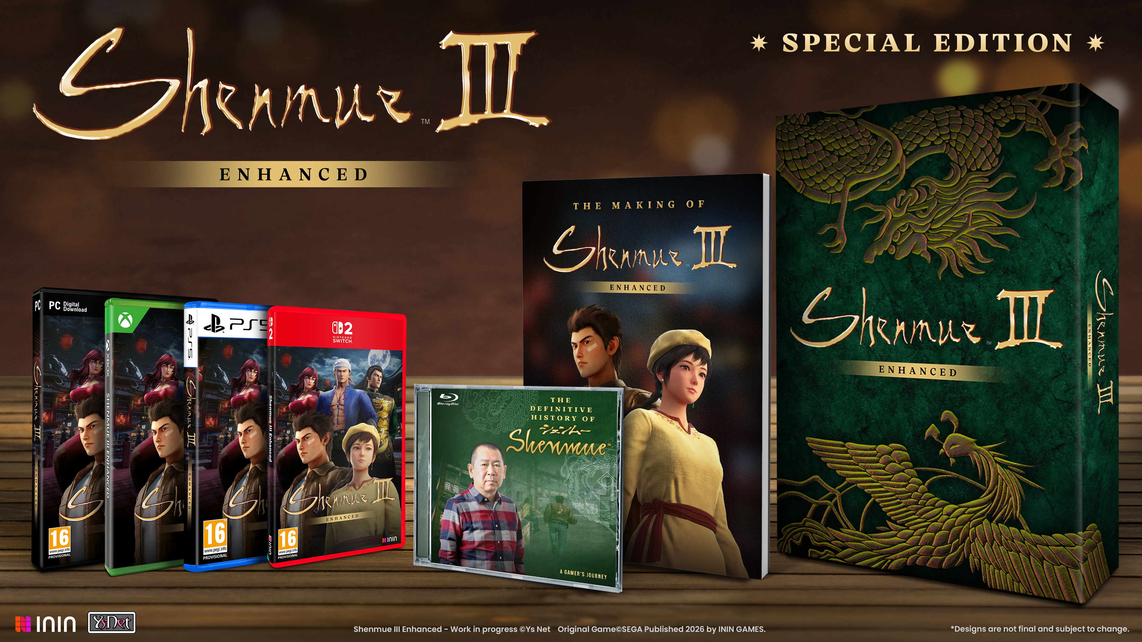 Shenmue III Enhanced - Special Edition SWITCH 2