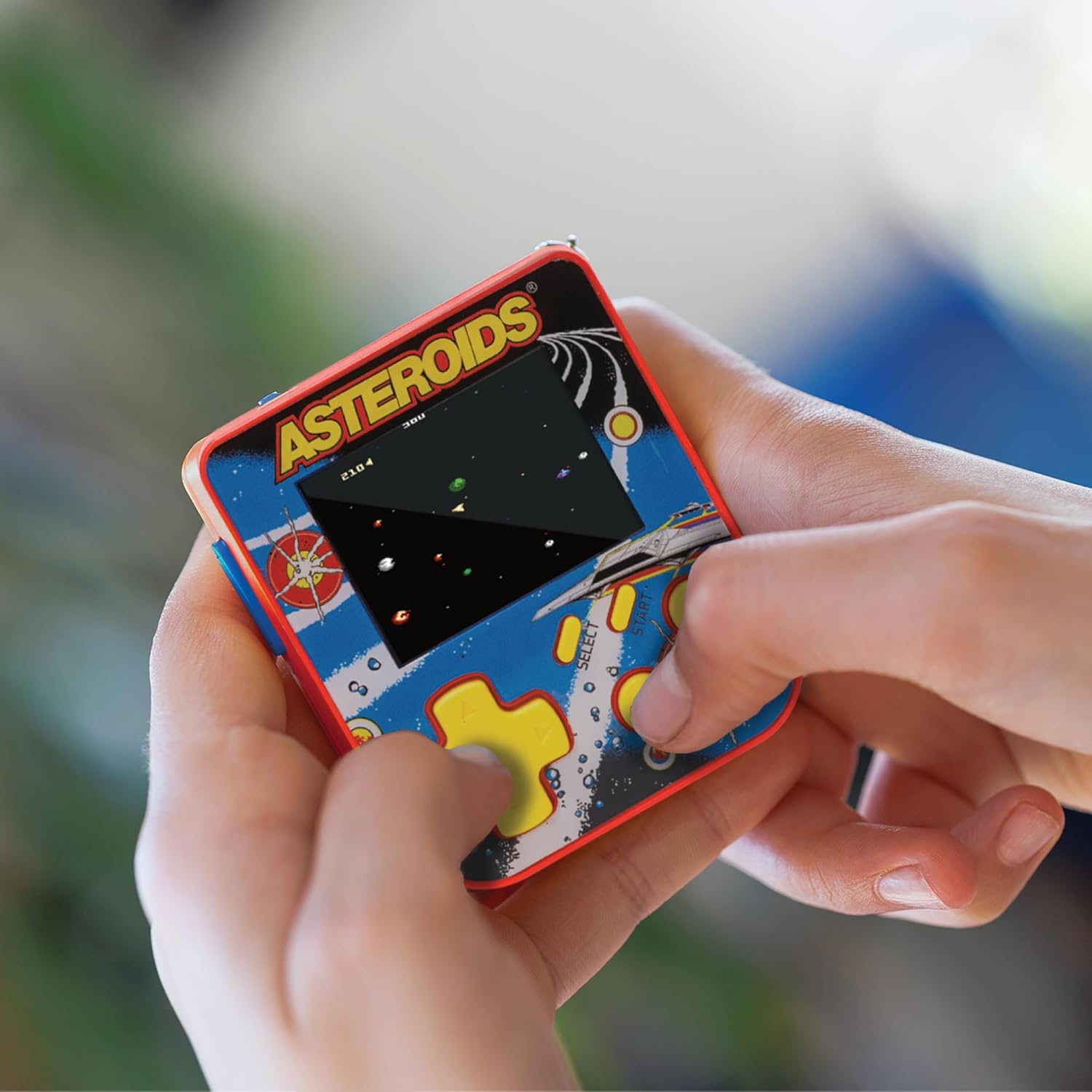 Super Micro Atari Asteroids Porte Clefs Gamer