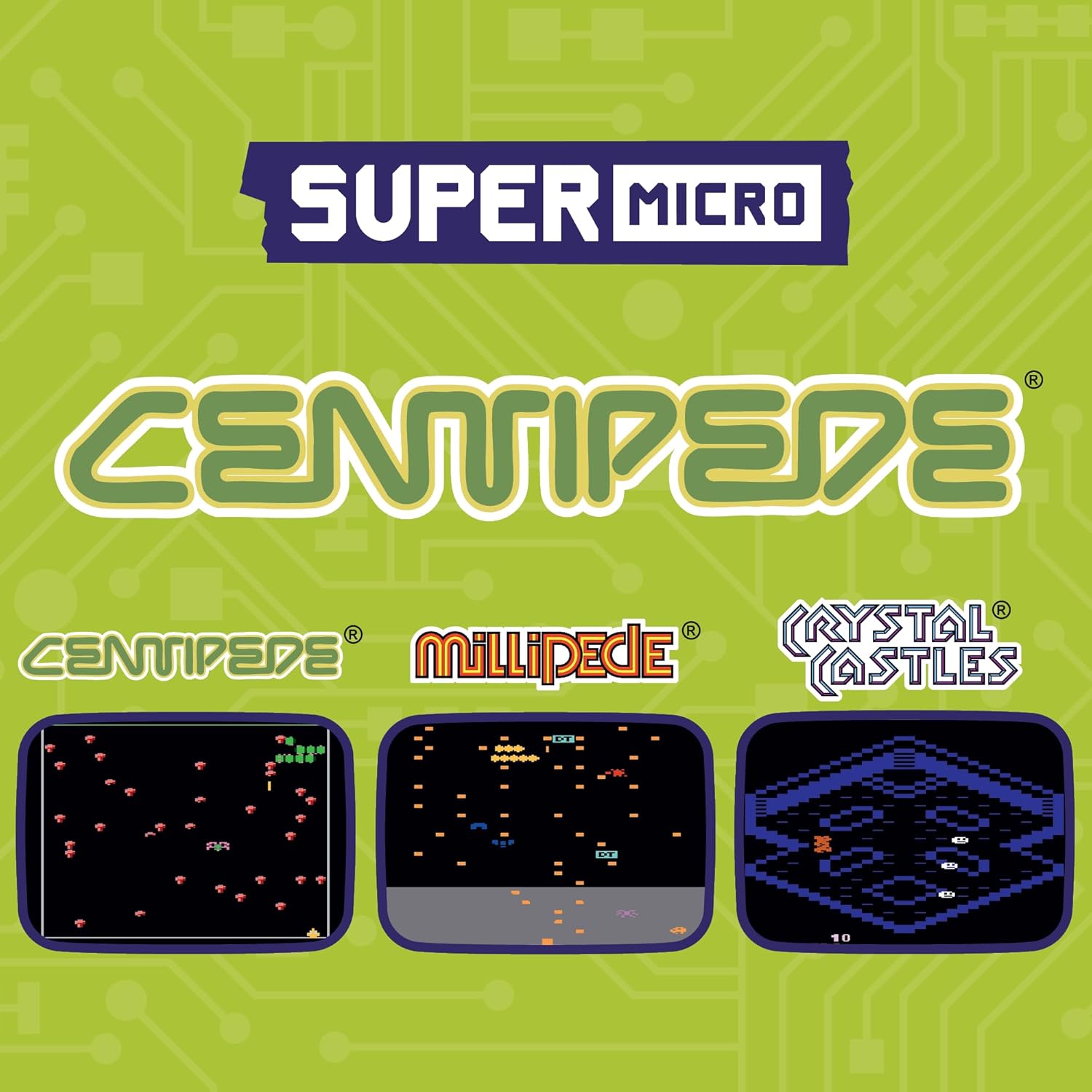 Super Micro Atari Centipede Porte Clefs Gamer