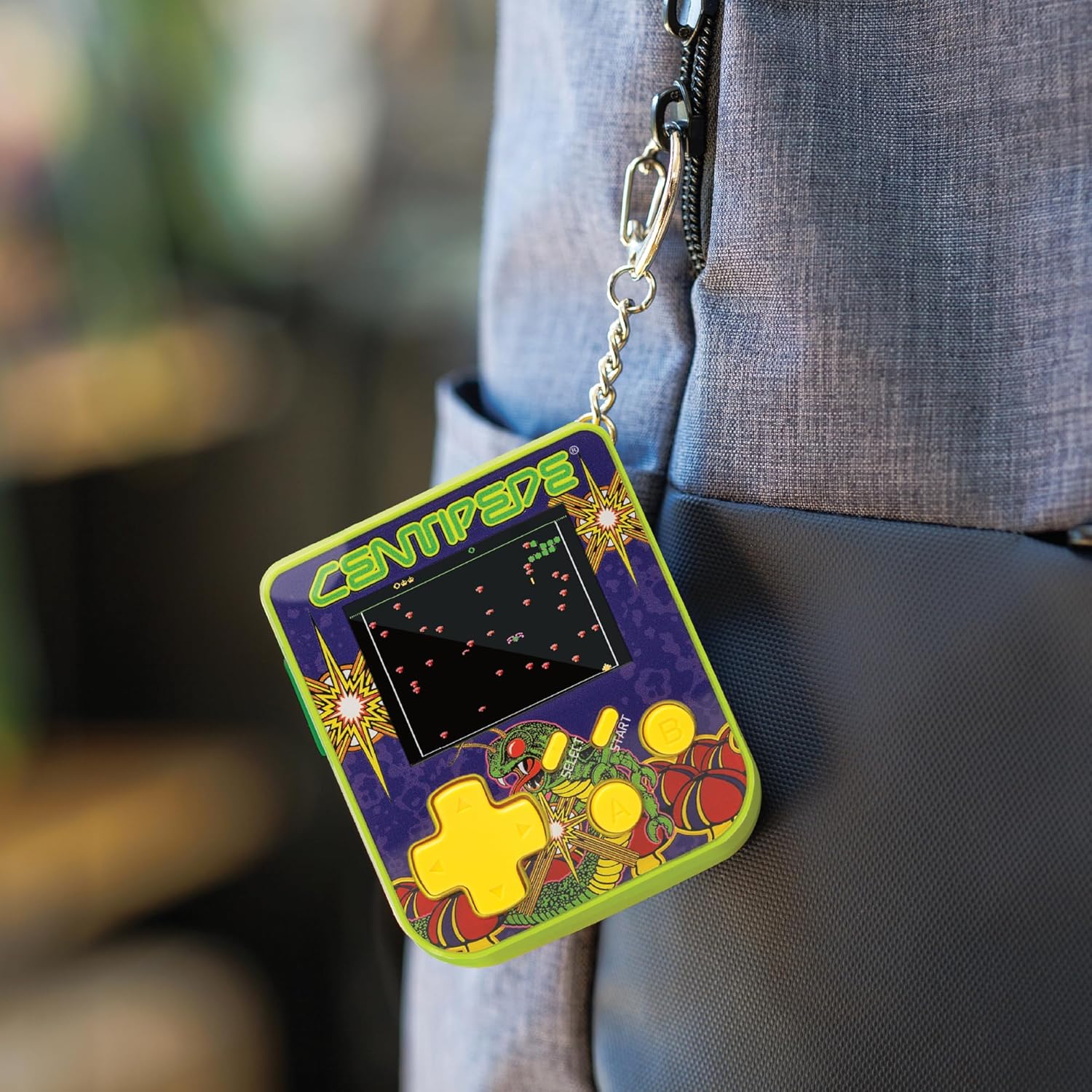Super Micro Atari Centipede Porte Clefs Gamer