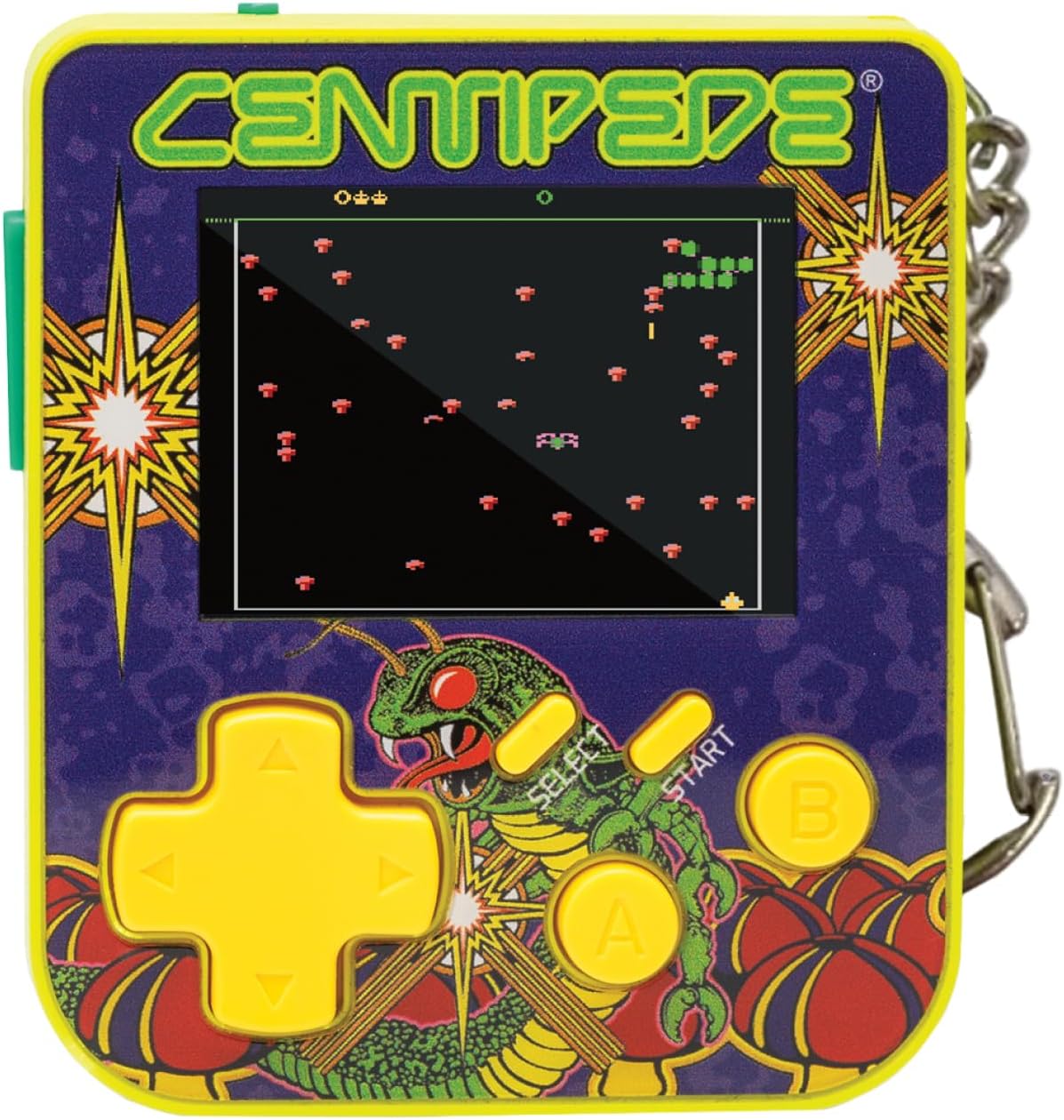 Super Micro Atari Centipede Porte Clefs Gamer