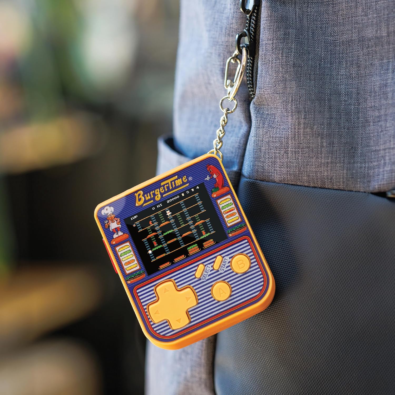 Super Micro Data East Burger Time Porte Clefs Gamer