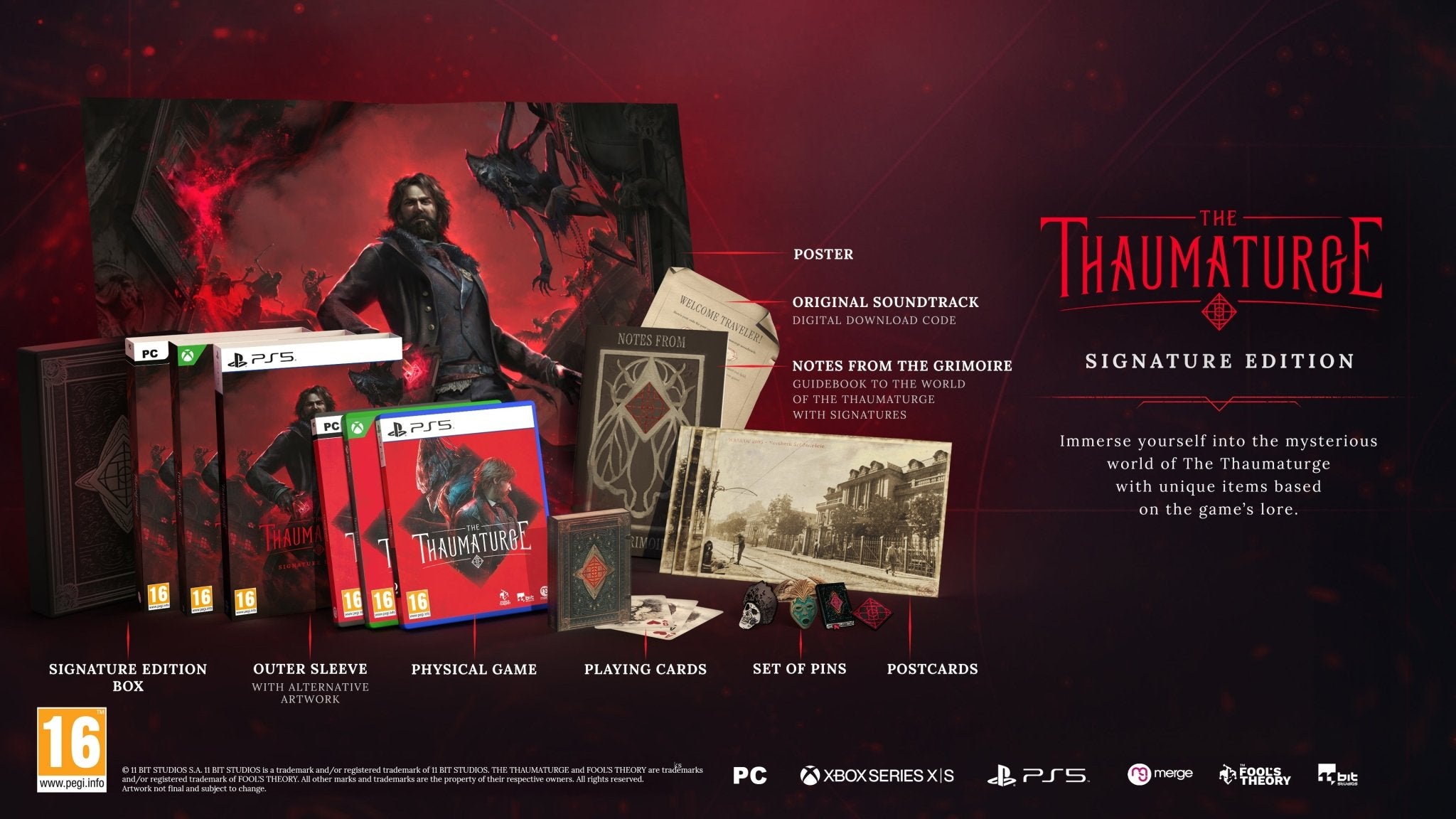 The Thaumaturge Signature Edition PC - Code de Téléchargement Uniquement. Ne contient pas de disque de jeu ! - Jeux Vidéo Physique - MERGE - Shop Just for Games