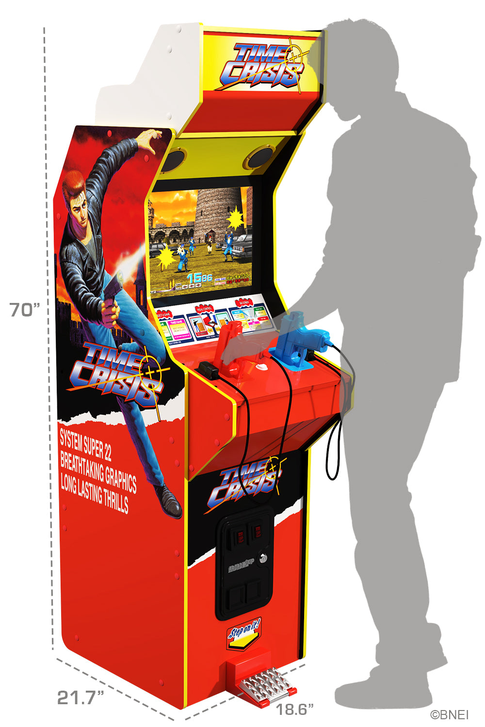 Borne Arcade1Up Time Crisis Arcade Machine