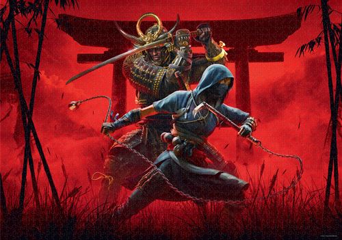 Assassin's Creed Shadows Naoe & Yasuke Puzzle 1000 pièces - Puzzles - CENEGA - Shop Just for Games