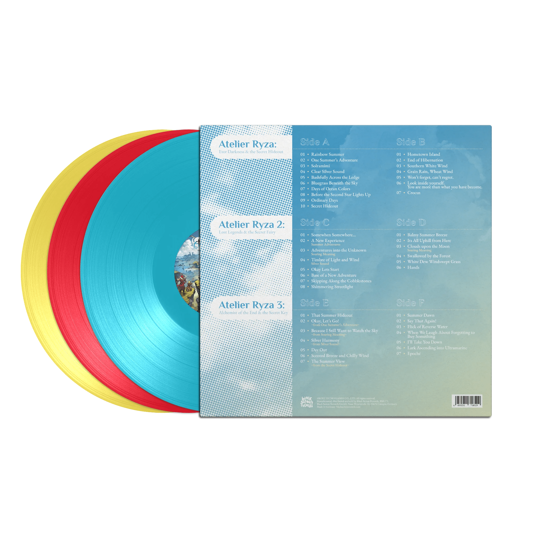 Atelier Ryza Trilogy Vinyle 3LP - Vinyles - BIGWAX - Shop Just for Games