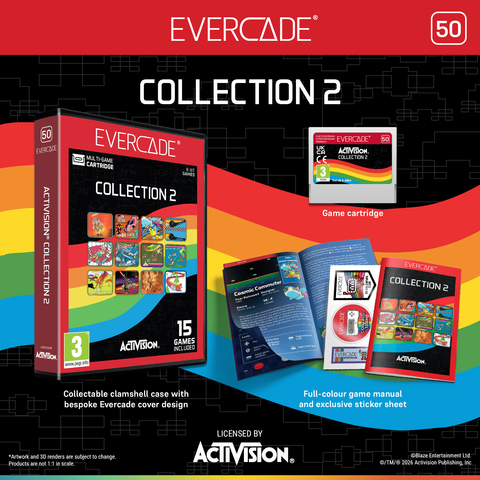 Blaze Evercade - Activision Collection 2 - Cartouche n°50 - Jeux Rétro - Evercade - Shop Just for Games