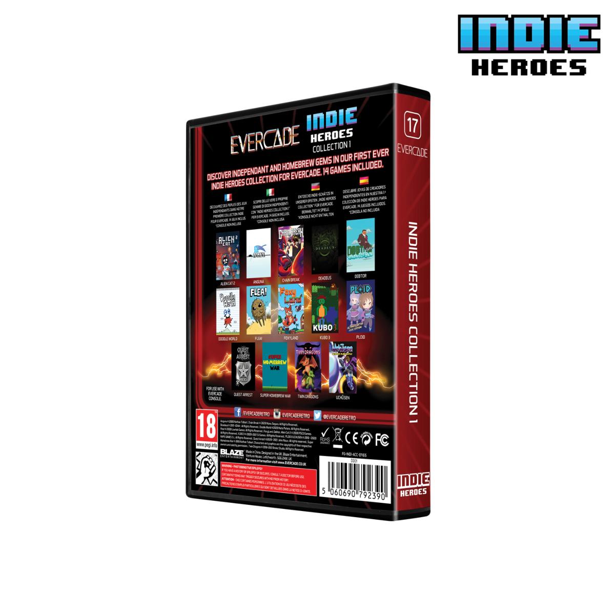Blaze Evercade - Indie Heroes Collection 1 - Cartouche n° 17 - Jeux Rétro - Evercade - Shop Just for Games
