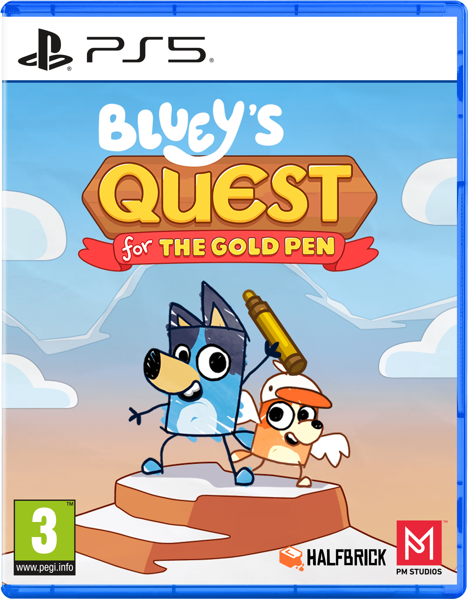 Bluey's Quest for the Gold Pen PS5 - Jeux Vidéo Physique - UIE - Shop Just for Games