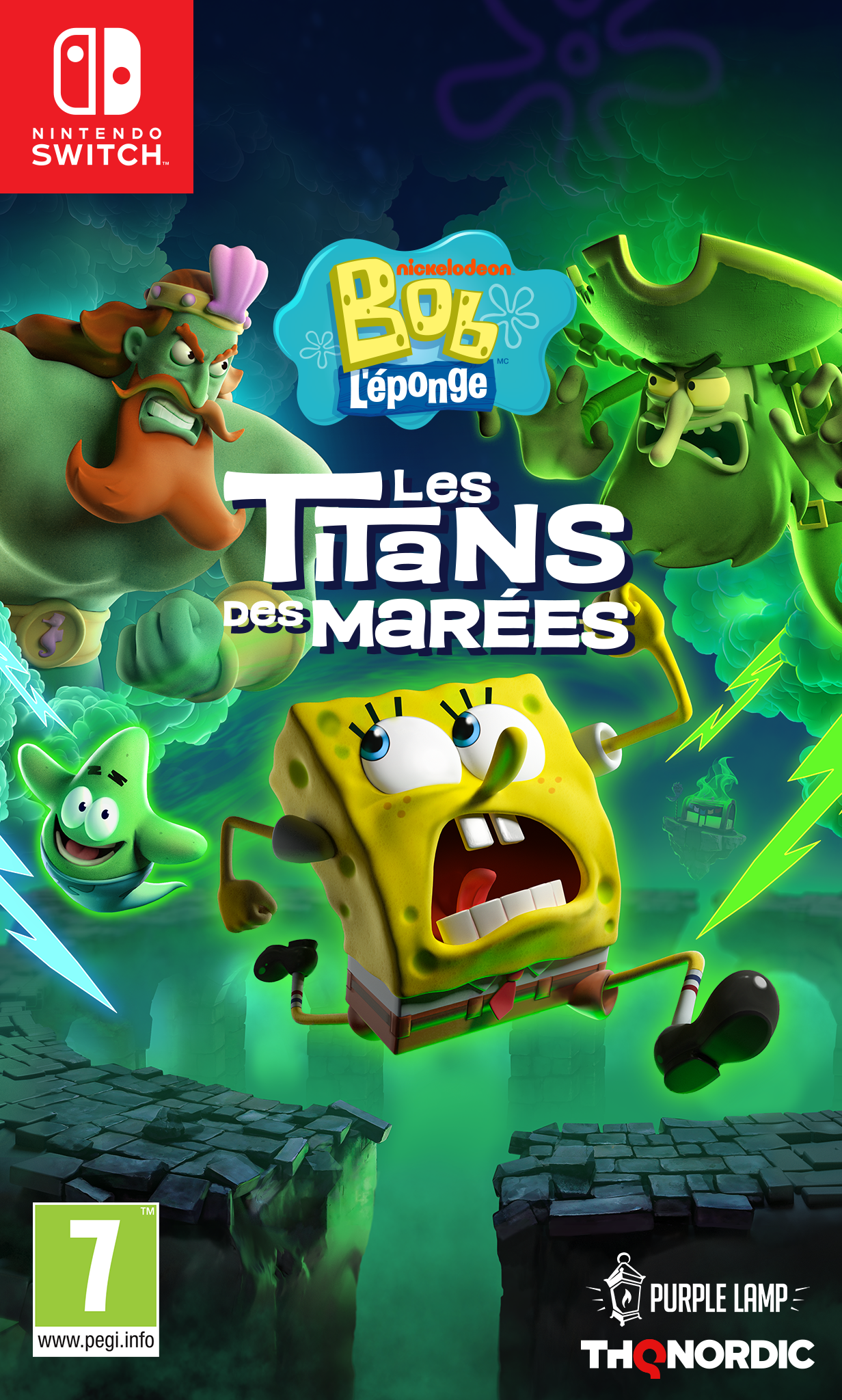 Bob L'éponge Les Titans des Marées Nintendo Switch - Jeux Vidéo Physique - THQ NORDIC GAMES - Shop Just for Games