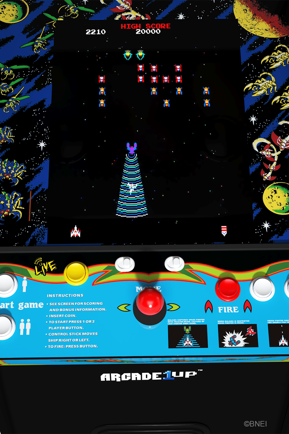 Borne Arcade1Up GALAGA Deluxe Arcade Machine - Borne arcade - Arcade1Up - Shop Just for Games