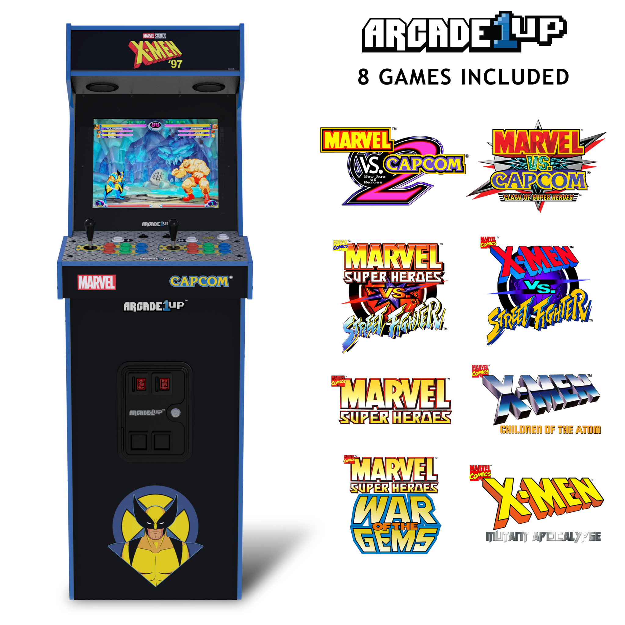 その他 ARCADE1UP Arcade1Up X-Men 97 Deluxe Arcade Machine