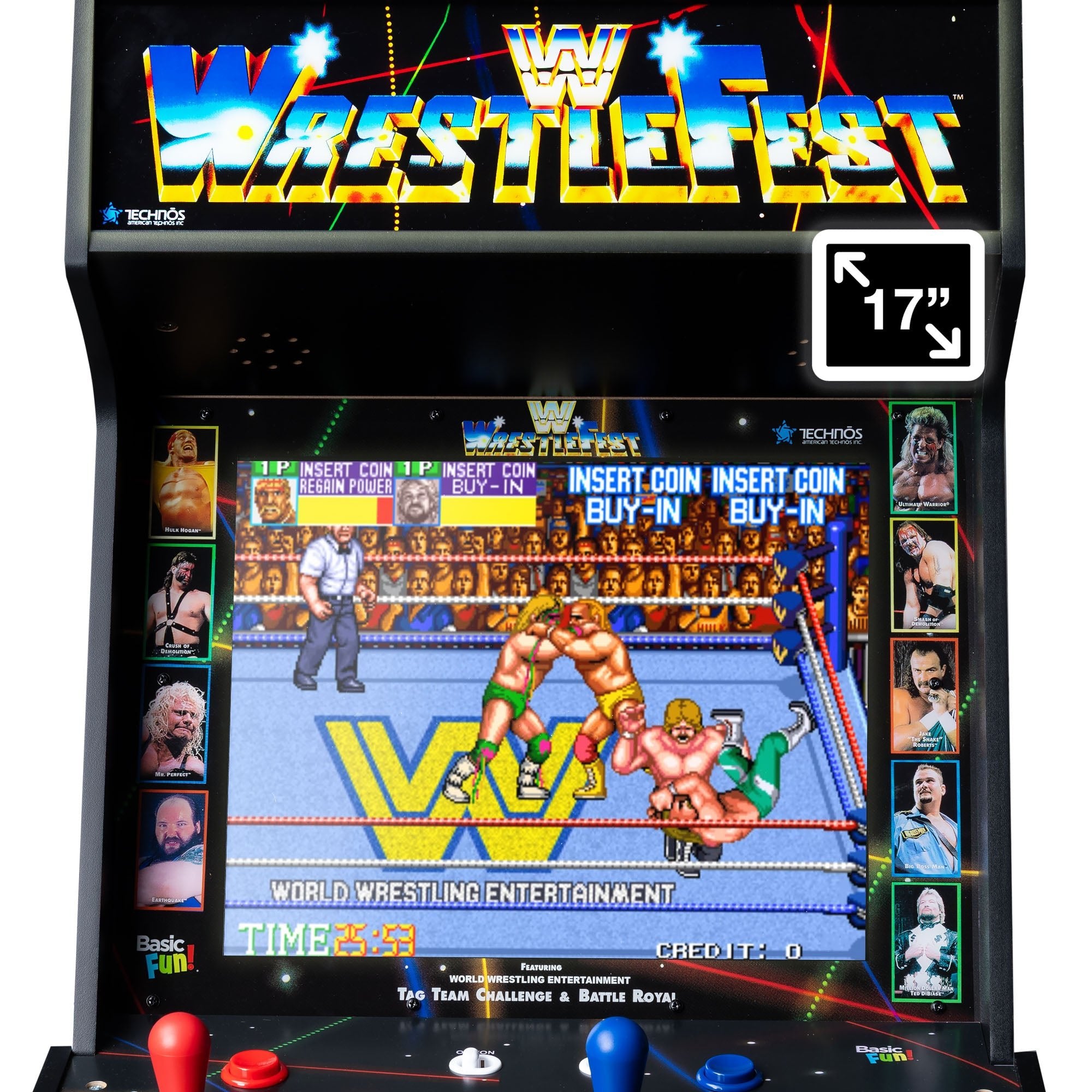 Borne WWE Wrestlefest Ultra Arcade Machine - Borne arcade - Basic Fun - Shop Just for Games