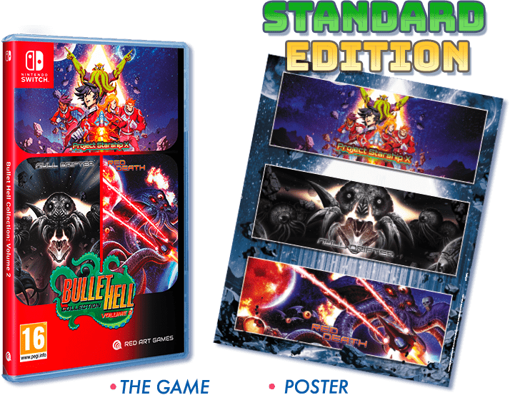 Bullet Hell Collection Volume 2 SWITCH - Jeux Vidéo Physique - Red Art Games - Shop Just for Games