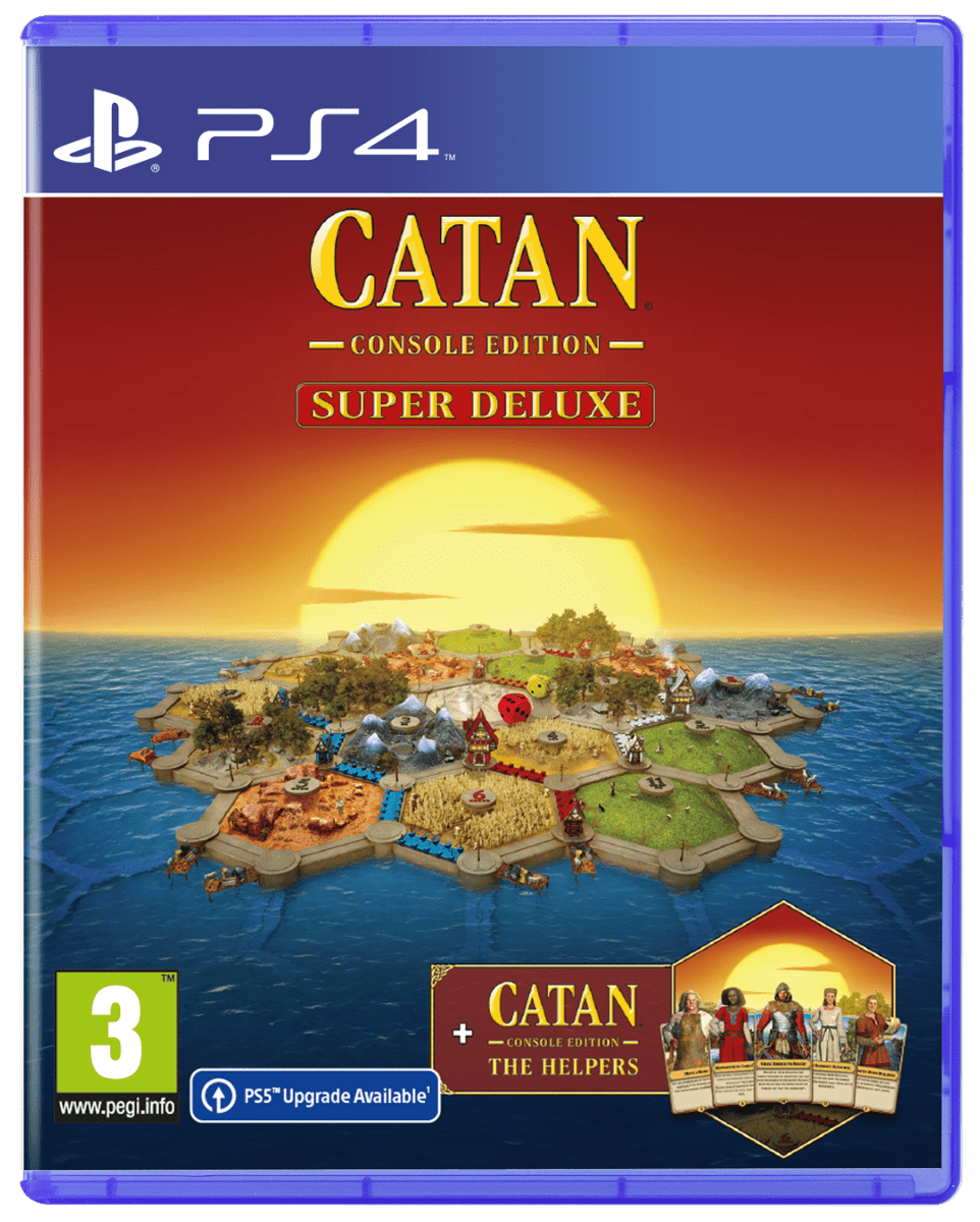 CATAN Super Deluxe Edition PS4 - Jeux Vidéo Physique - DOVETAIL Games - Shop Just for Games