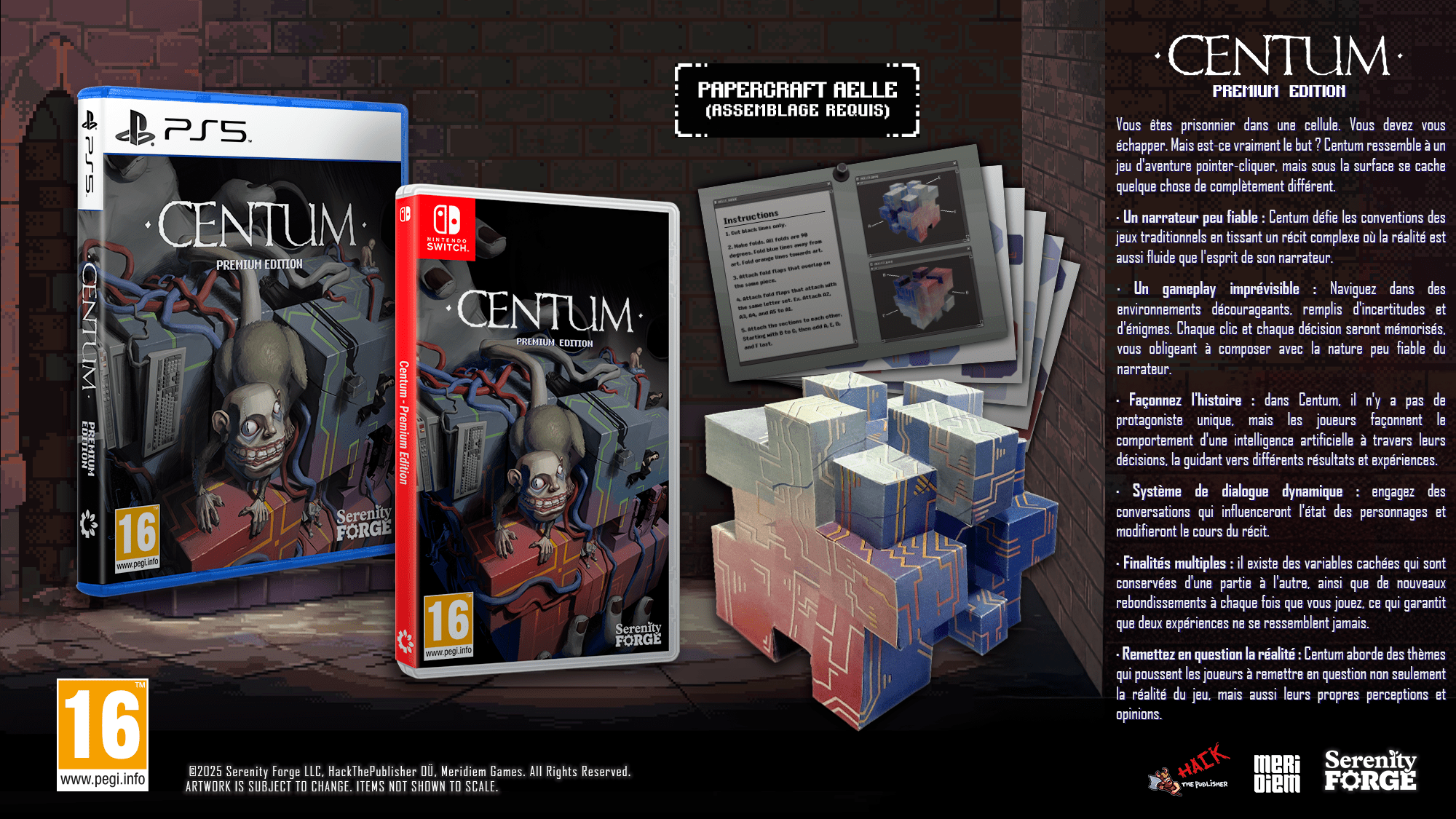 Centum Premium Edition Nintendo Switch - Jeux Vidéo Physique - Meridiem - Shop Just for Games