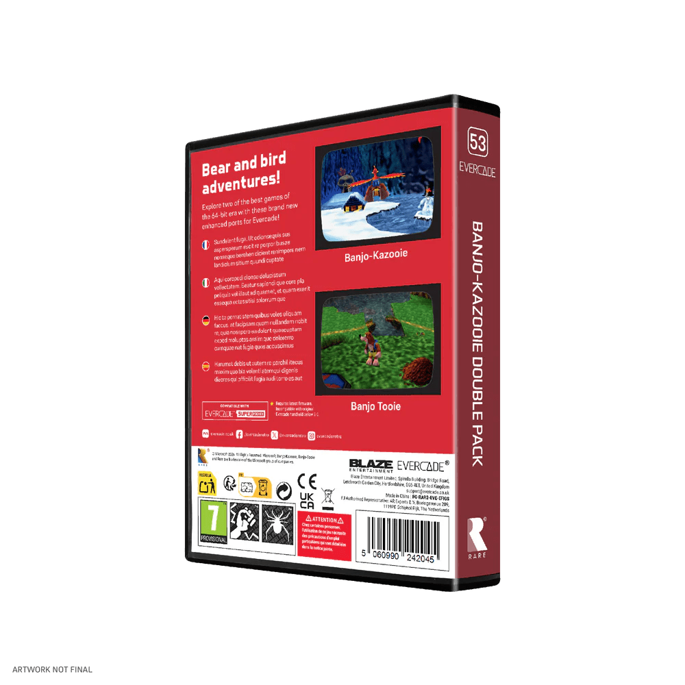 Console Portable Evercade NEXUS Banjo Kazooie Bundle - Console portable - Evercade - Shop Just for Games